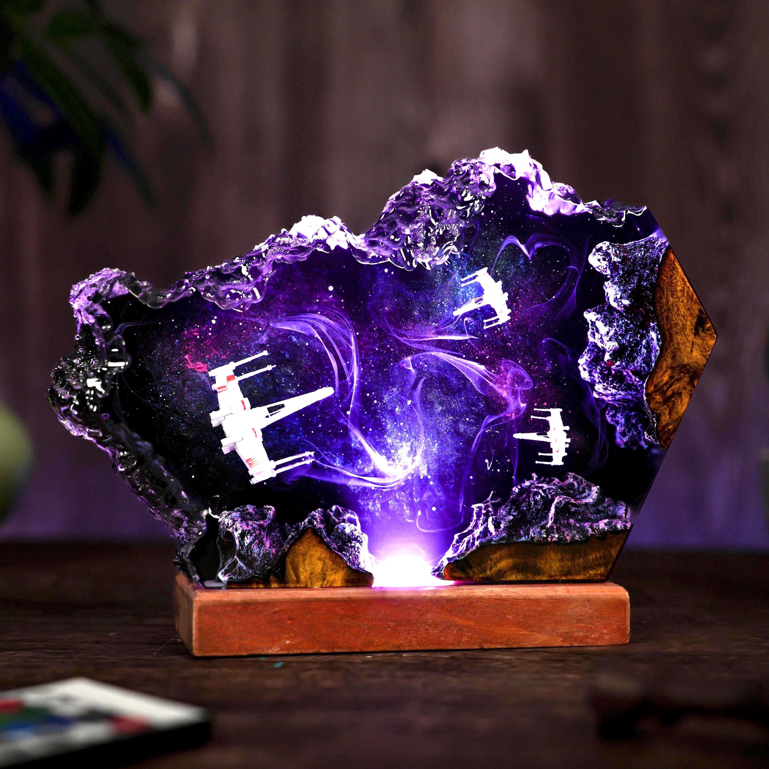 Custom Space Galaxy Lamp, Galaxy Night light, Handmade Lamp, Unique Gift, gift for boyfriend, Christmas gift, personalization Gift