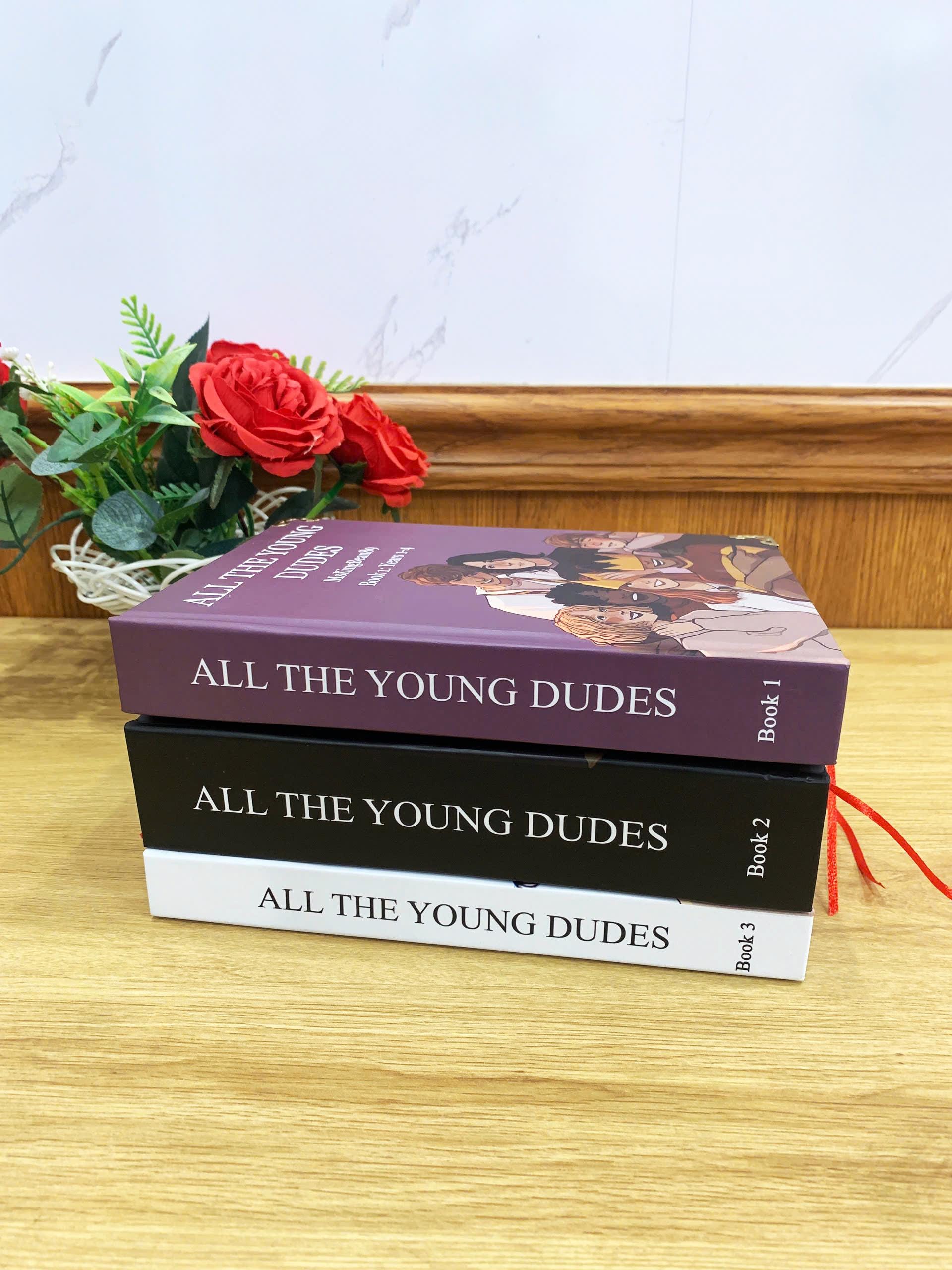 All The Young Dudes with 3-Volume Set: Hardcover Collection, Illustrated Romantic Dramione Fanfiction, Color Cover