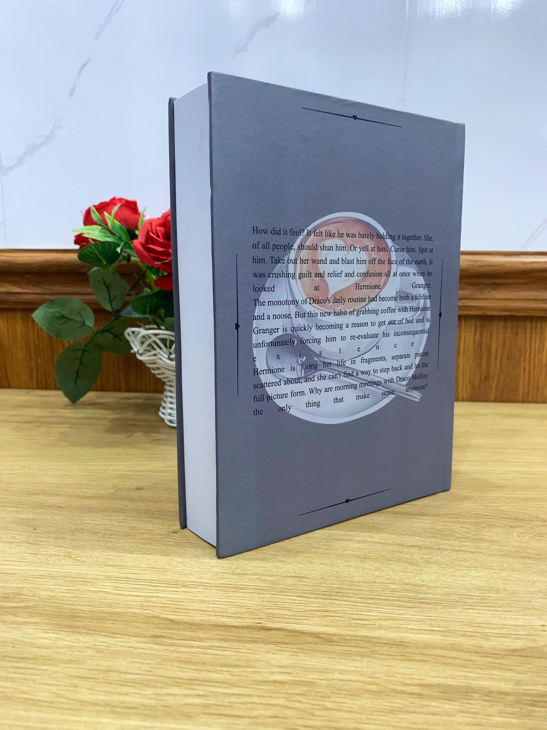 REMAIN NAMELESS Hardcover Book: Illustrated Romantic Dramione Fanfiction, Kissing Cover Art