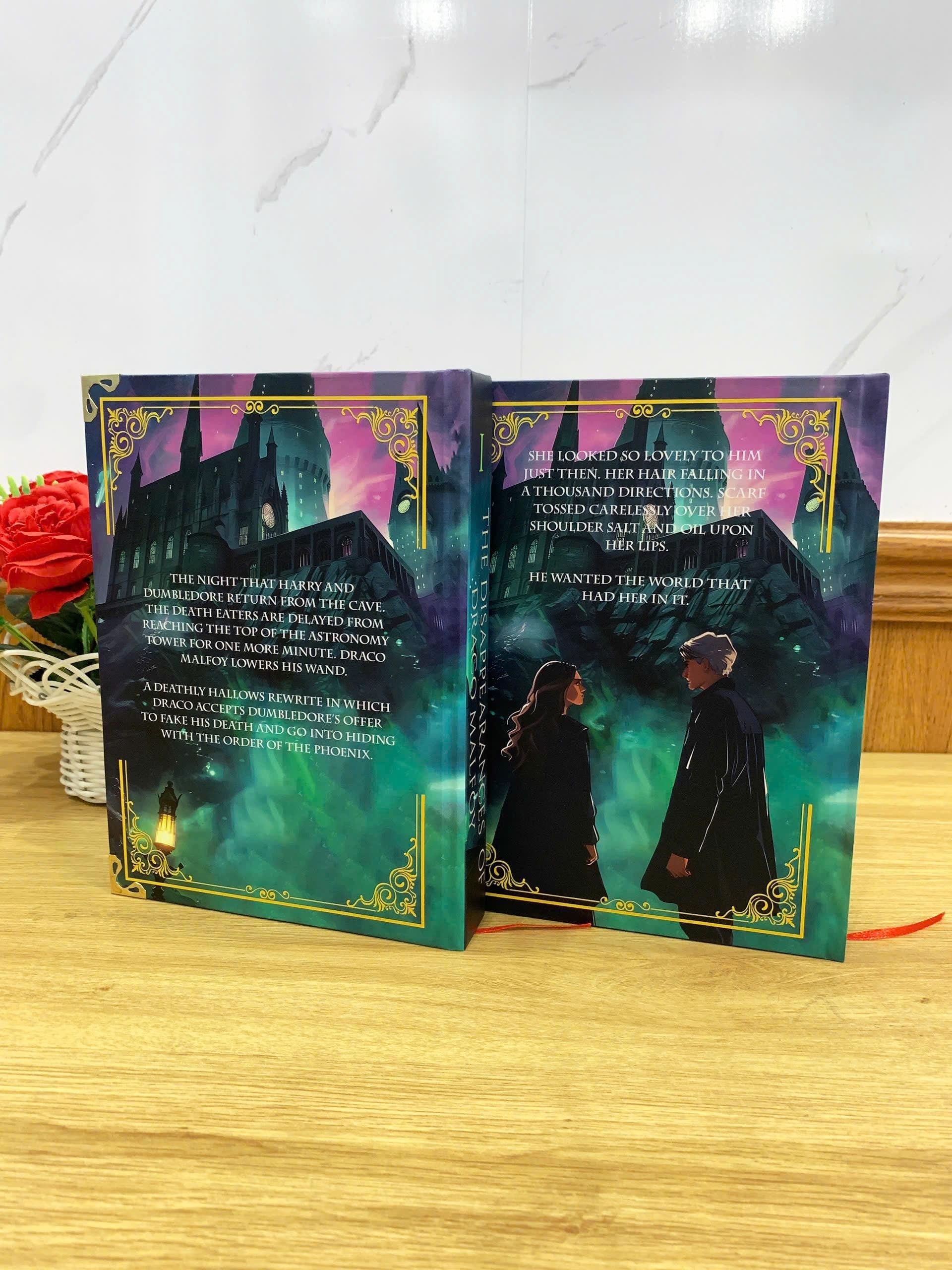 The Disappearances Of Draco Malfoy with 2-Volume Set: Hardcover Collection, Romantic Dramione Fanfiction, Gloomy Cover