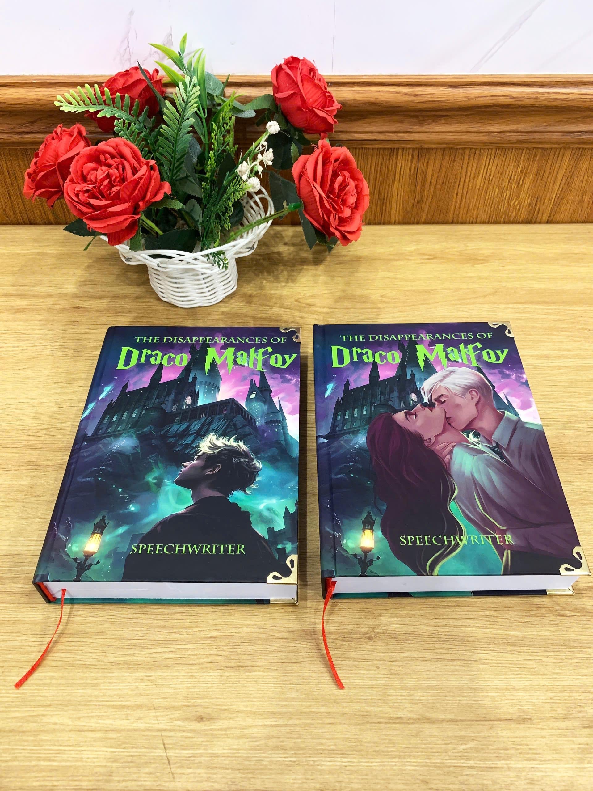 The Disappearances Of Draco Malfoy with 2-Volume Set: Hardcover Collection, Romantic Dramione Fanfiction, Gloomy Cover
