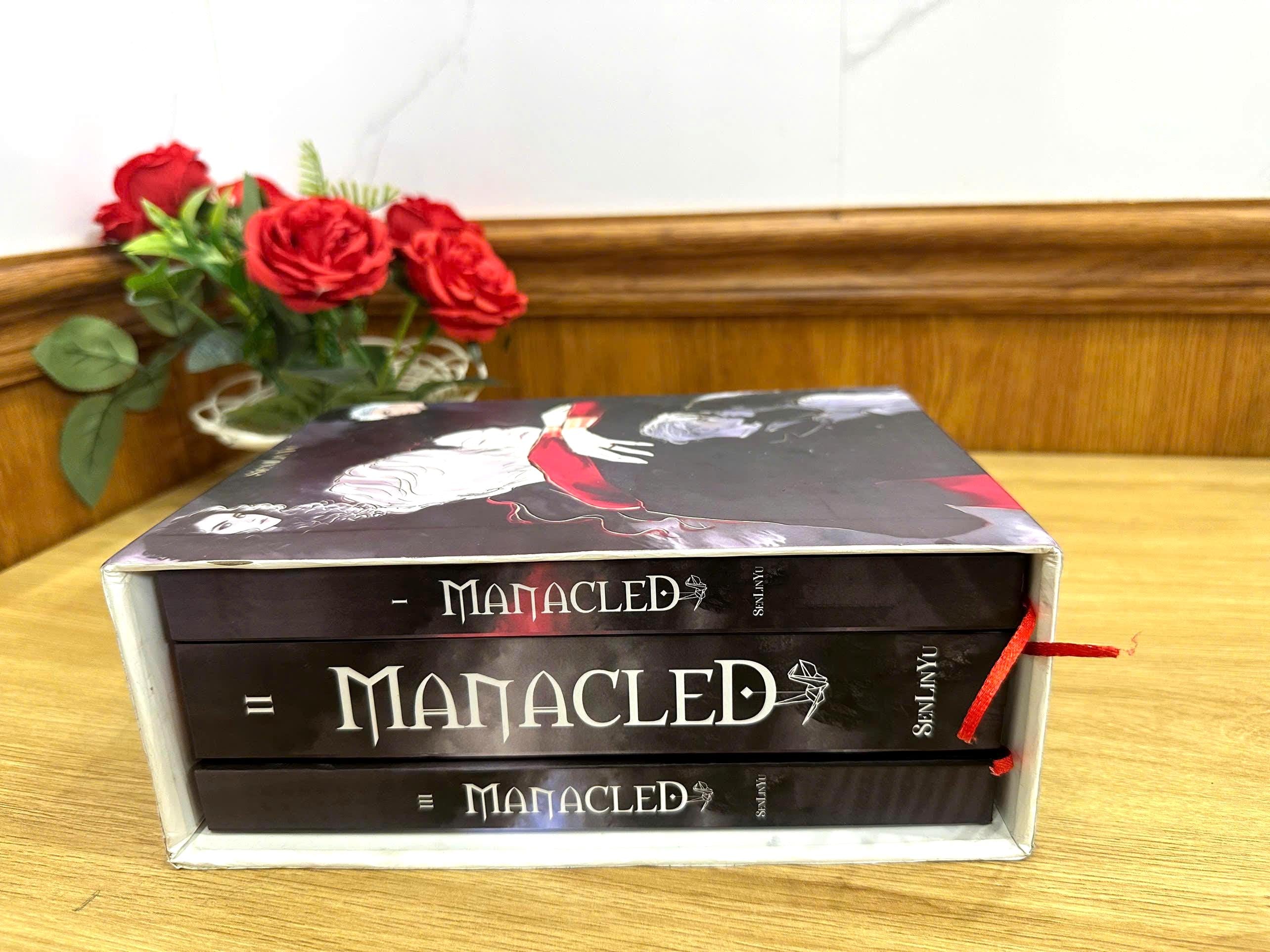 MANACLED with 3-Volume: in BOX-SET Hardcover Collection, Illustrated Romantic Dramione Fanfiction, Ghost Cover Art