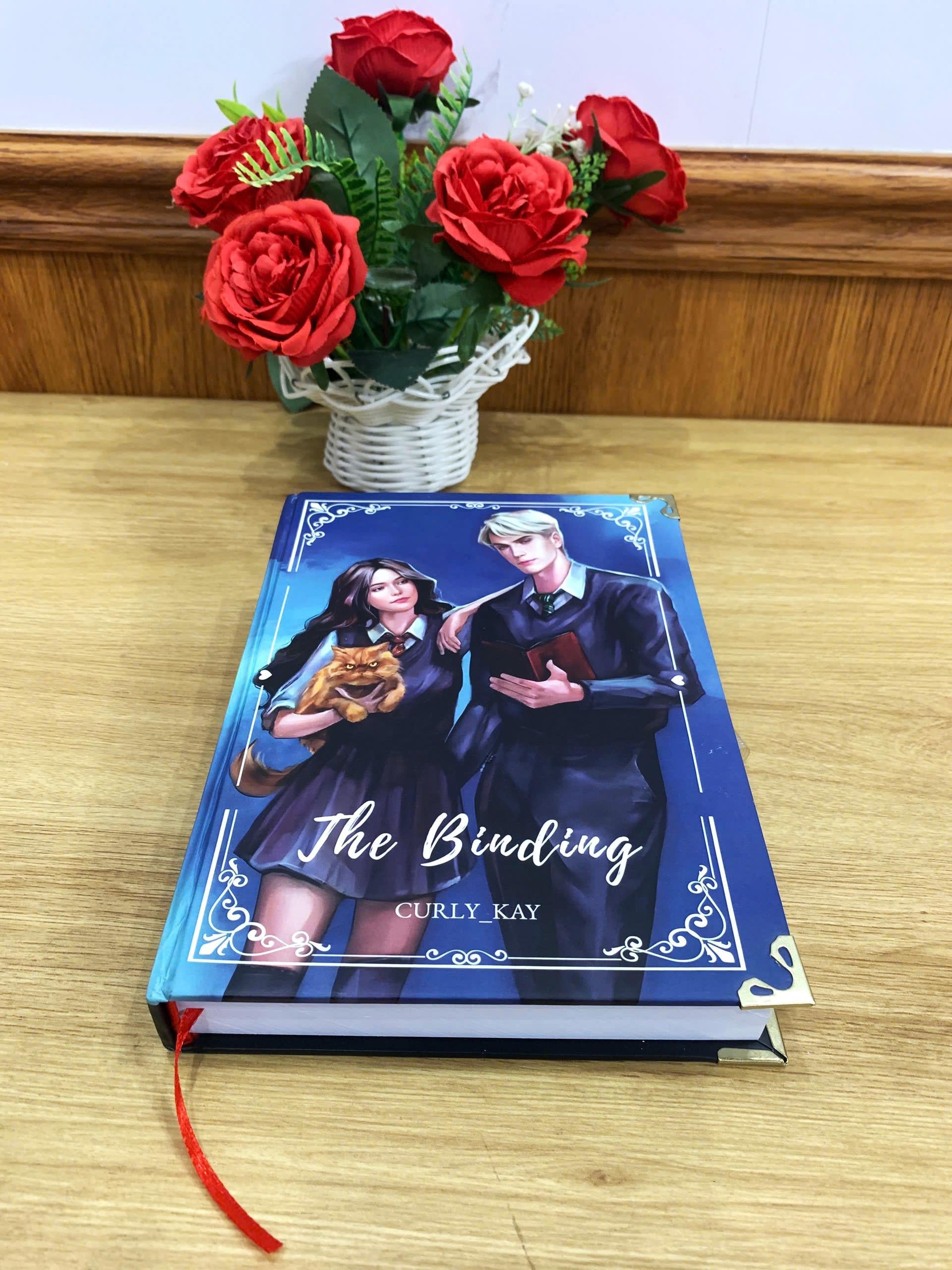 THE BINDING Hardcover Book: Illustrated Romantic Dramione Fanfiction, Fantasy Cover Art