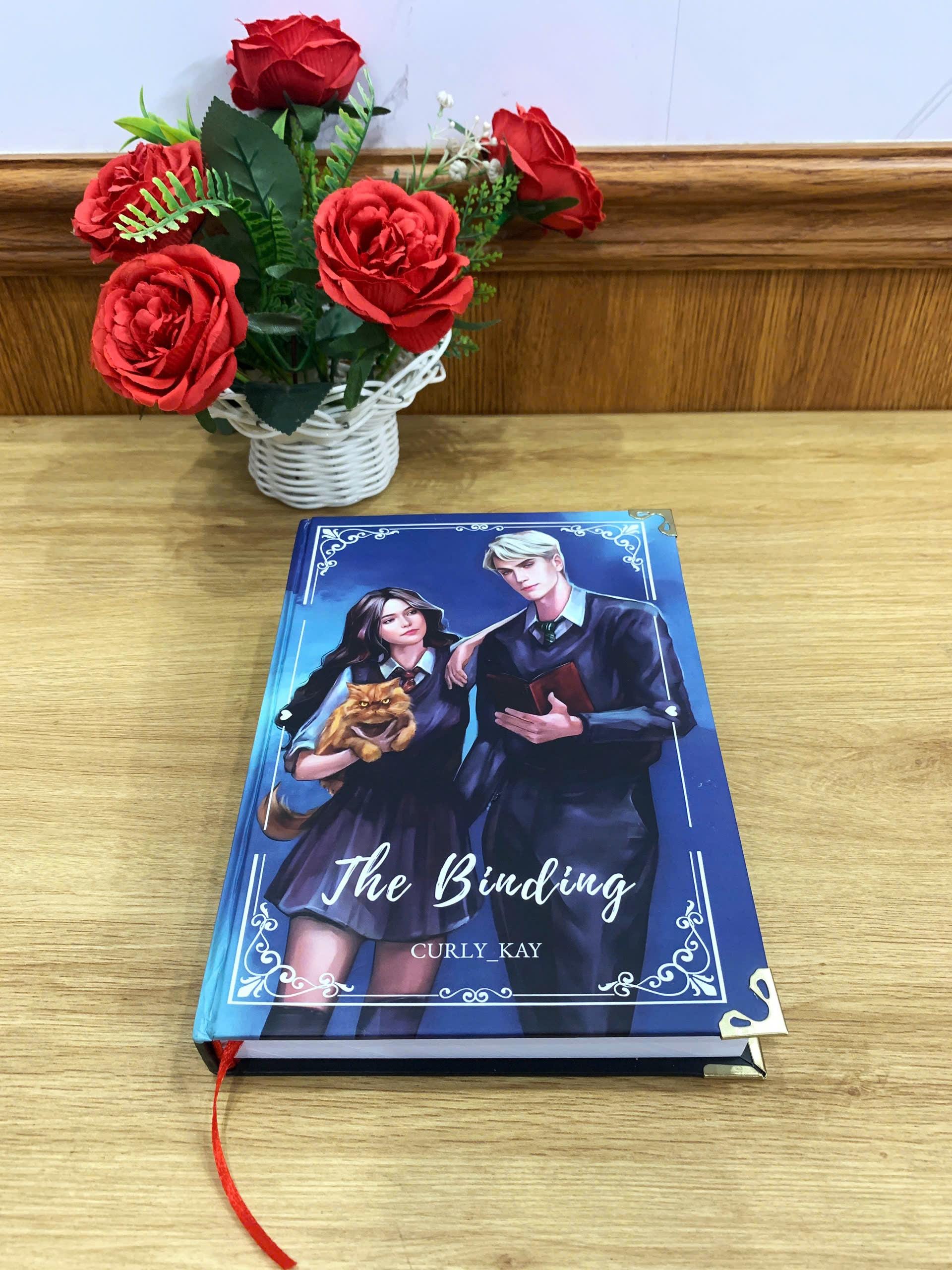 THE BINDING Hardcover Book: Illustrated Romantic Dramione Fanfiction, Fantasy Cover Art