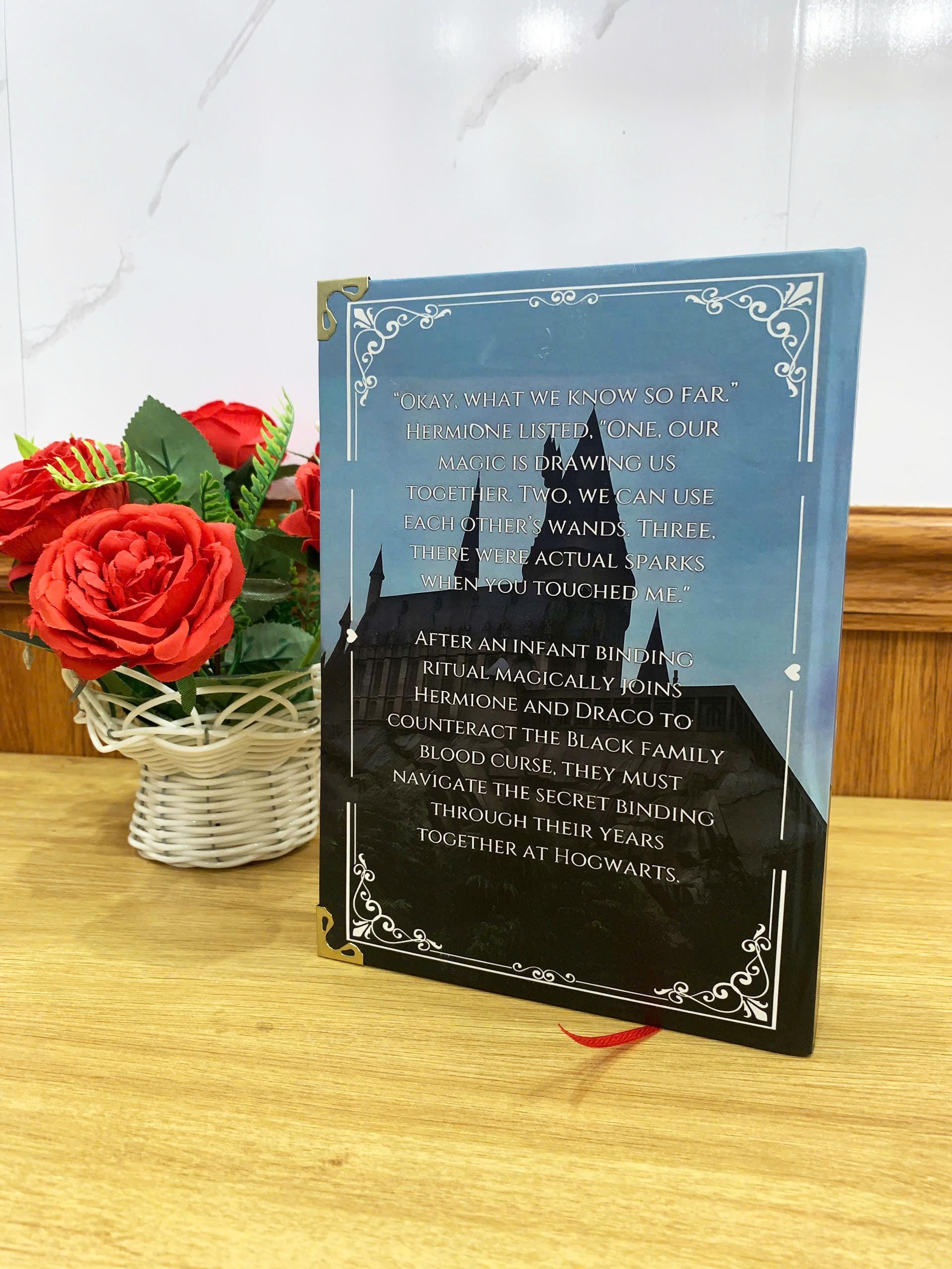 THE BINDING Hardcover Book: Illustrated Romantic Dramione Fanfiction, Fantasy Cover Art