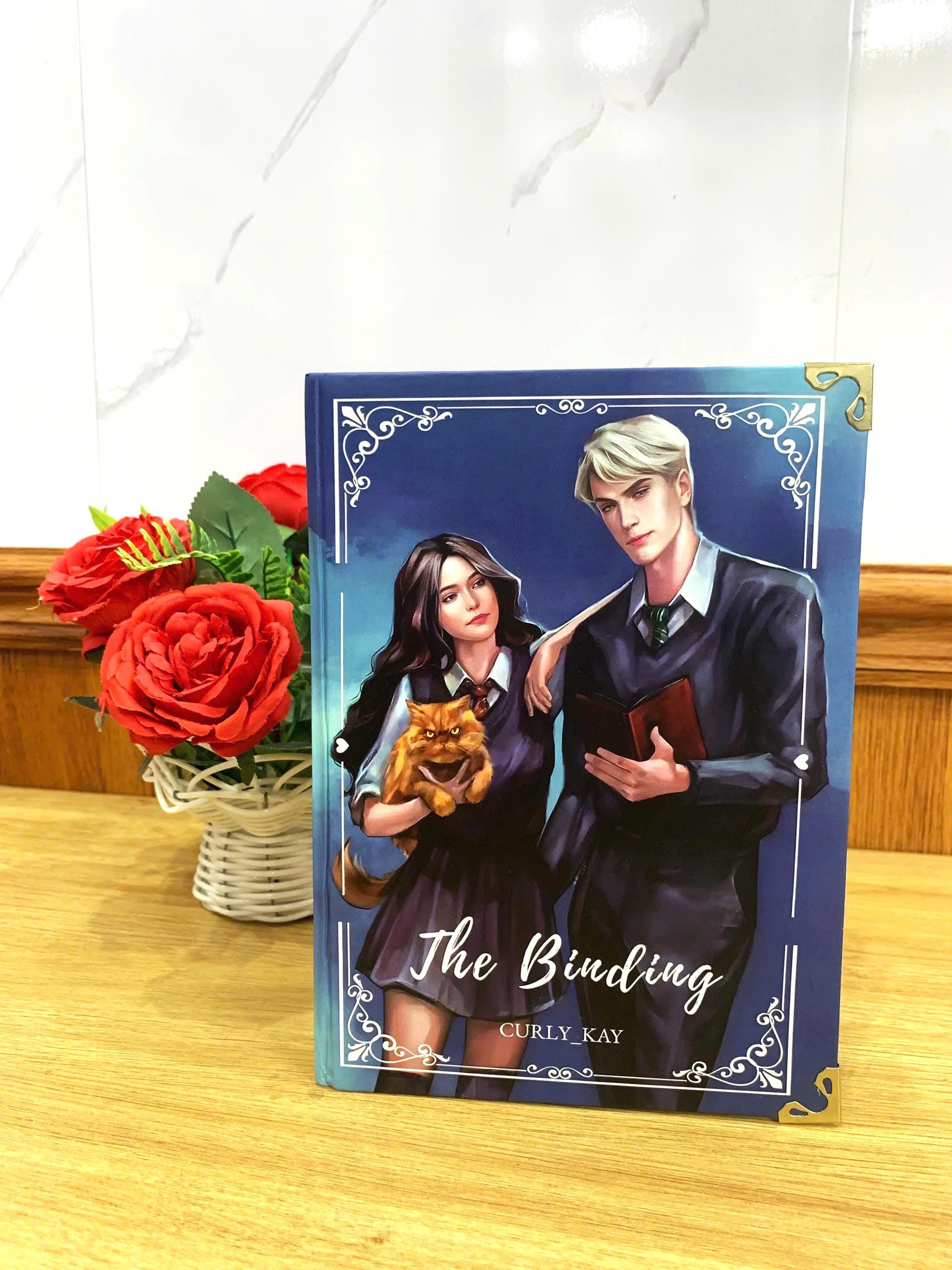 THE BINDING Hardcover Book: Illustrated Romantic Dramione Fanfiction, Fantasy Cover Art