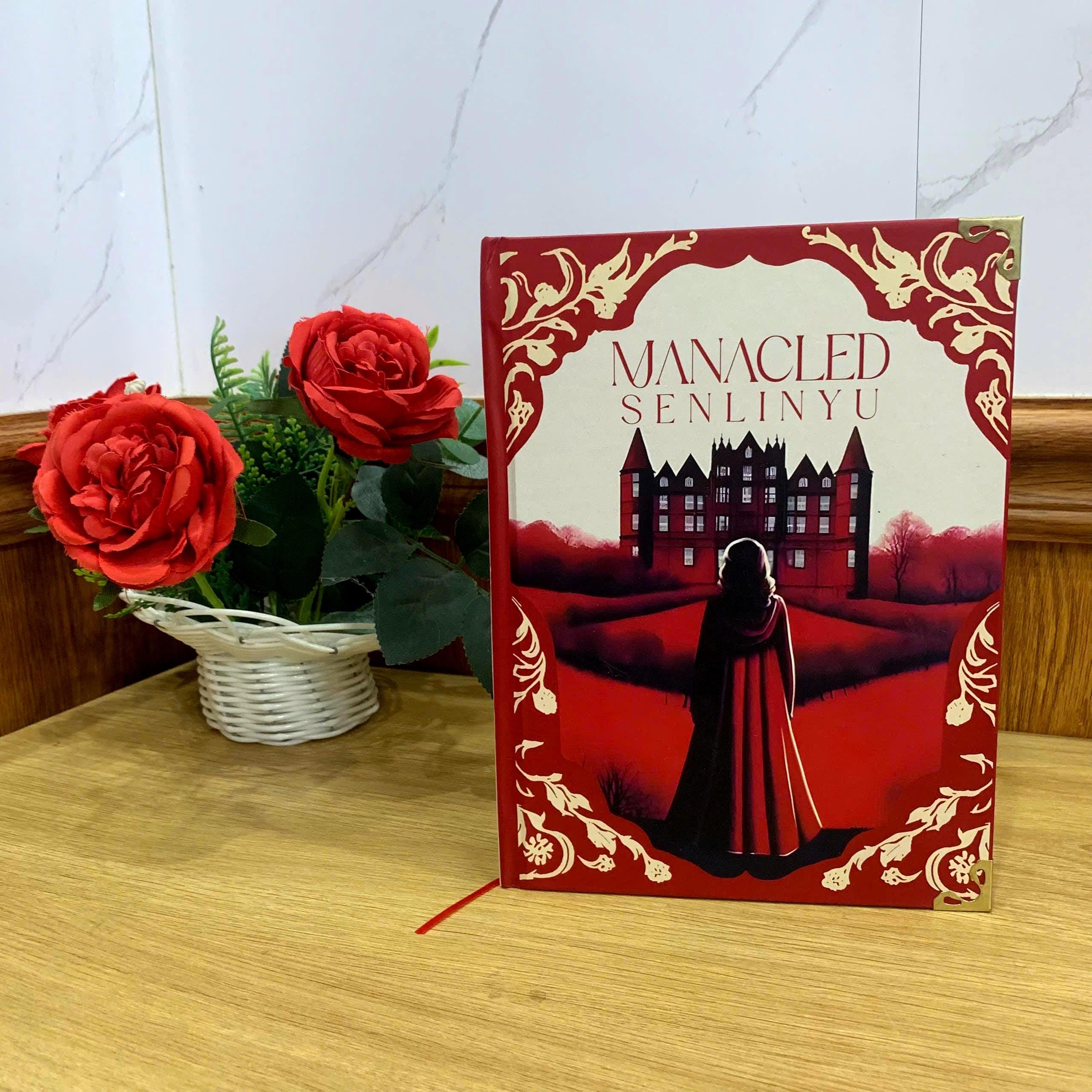 Manacled Hardcover Book: Illustrated Romantic Dramione Fanfiction, Red Cover Art