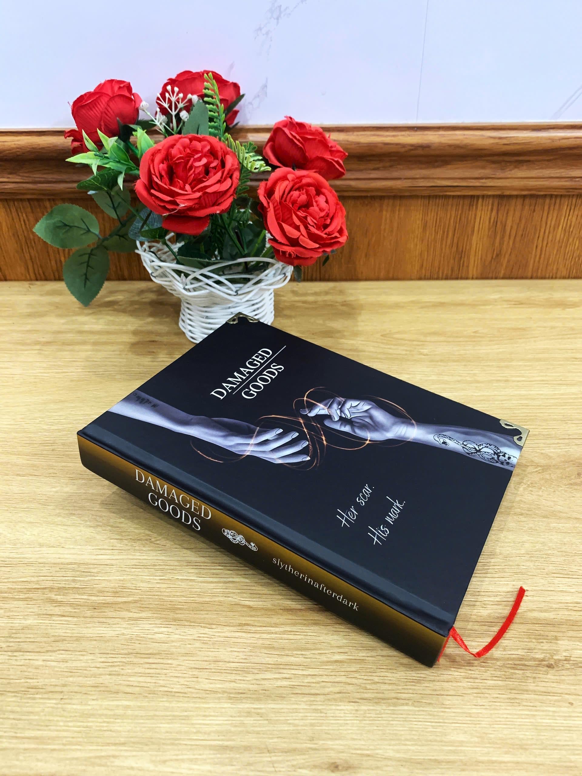 DAMAGED GOODS Hardcover Book: Illustrated Romantic Dramione Fanfiction, Black Cover Art