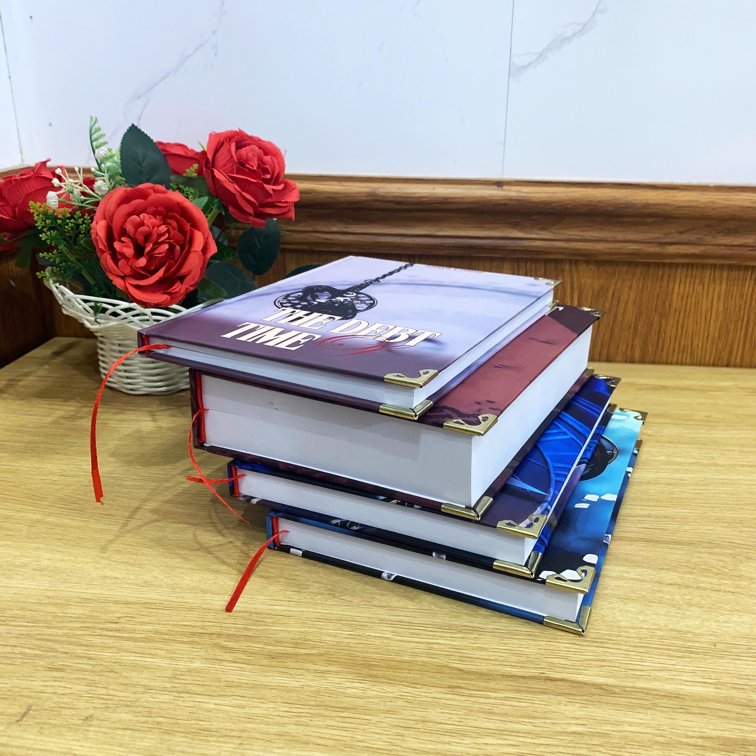 The DEBT OF TIME with 4-Volume Set: Hardcover Collection, Illustrated Romantic Dramione Fanfiction, PendulumClock Cover