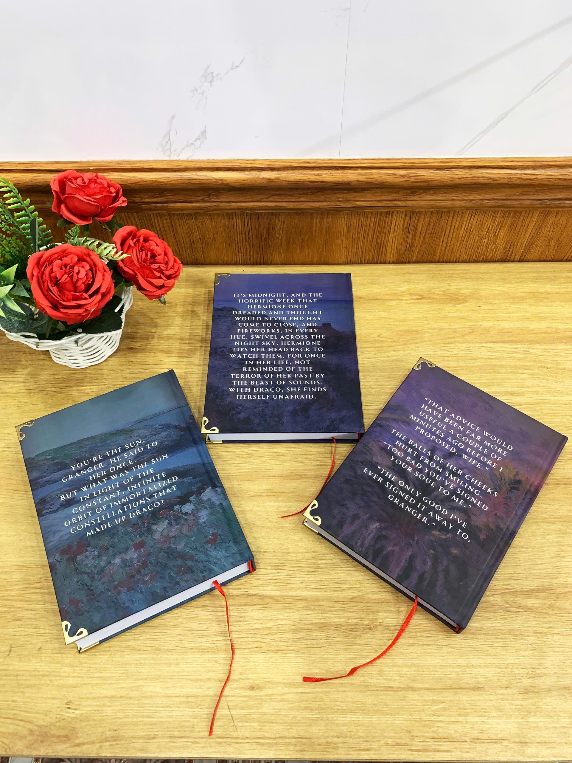 GREEN LIGHT with 3-Volume Set: Hardcover Collection, Illustrated Romantic Dramione Fanfiction, Couple Cover Art