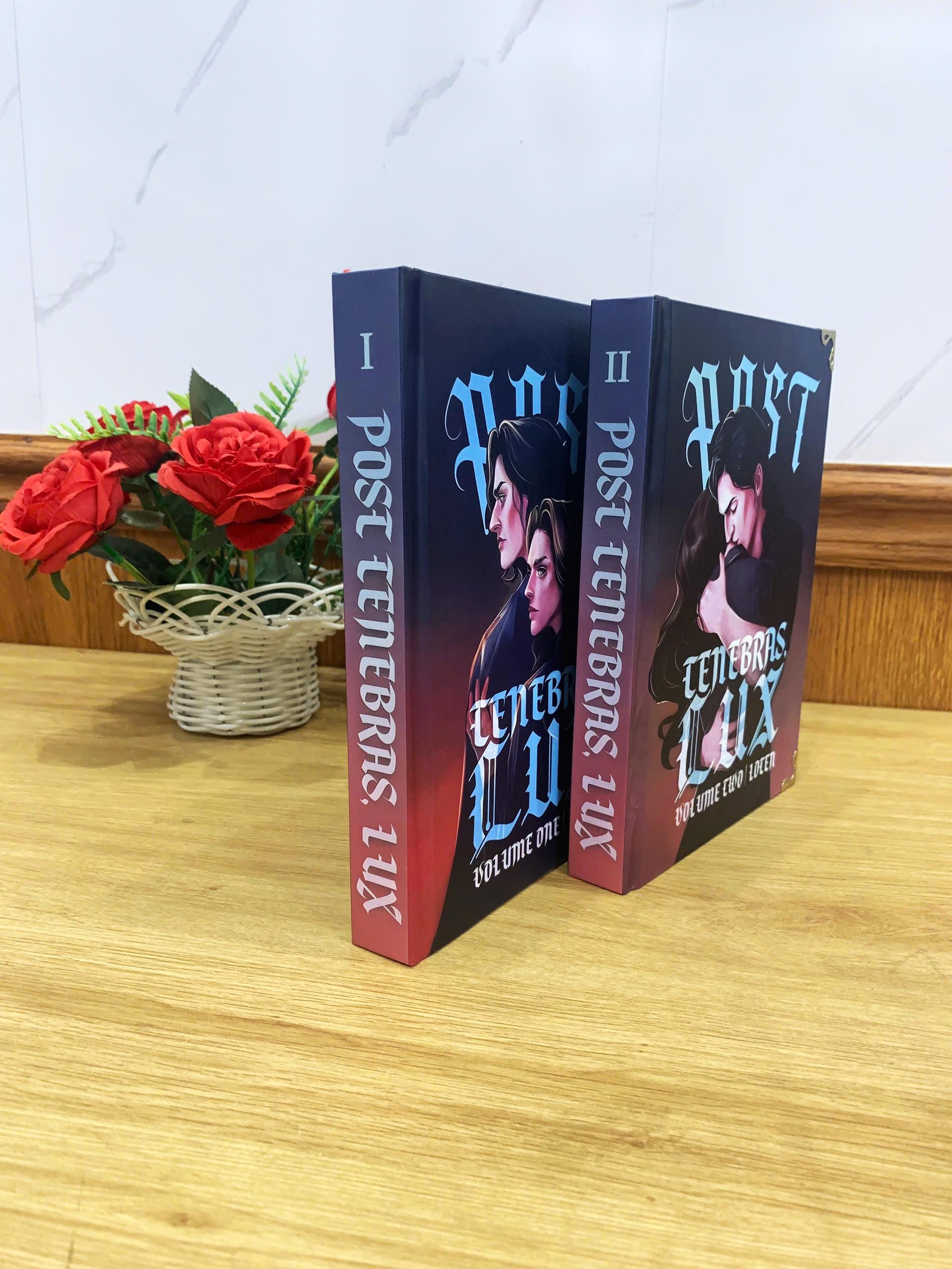 POST TENEBRAS LUX with 3-Volume Set: Hardcover Collection, Illustrated Romantic Dramione Fanfiction, Couple Cover