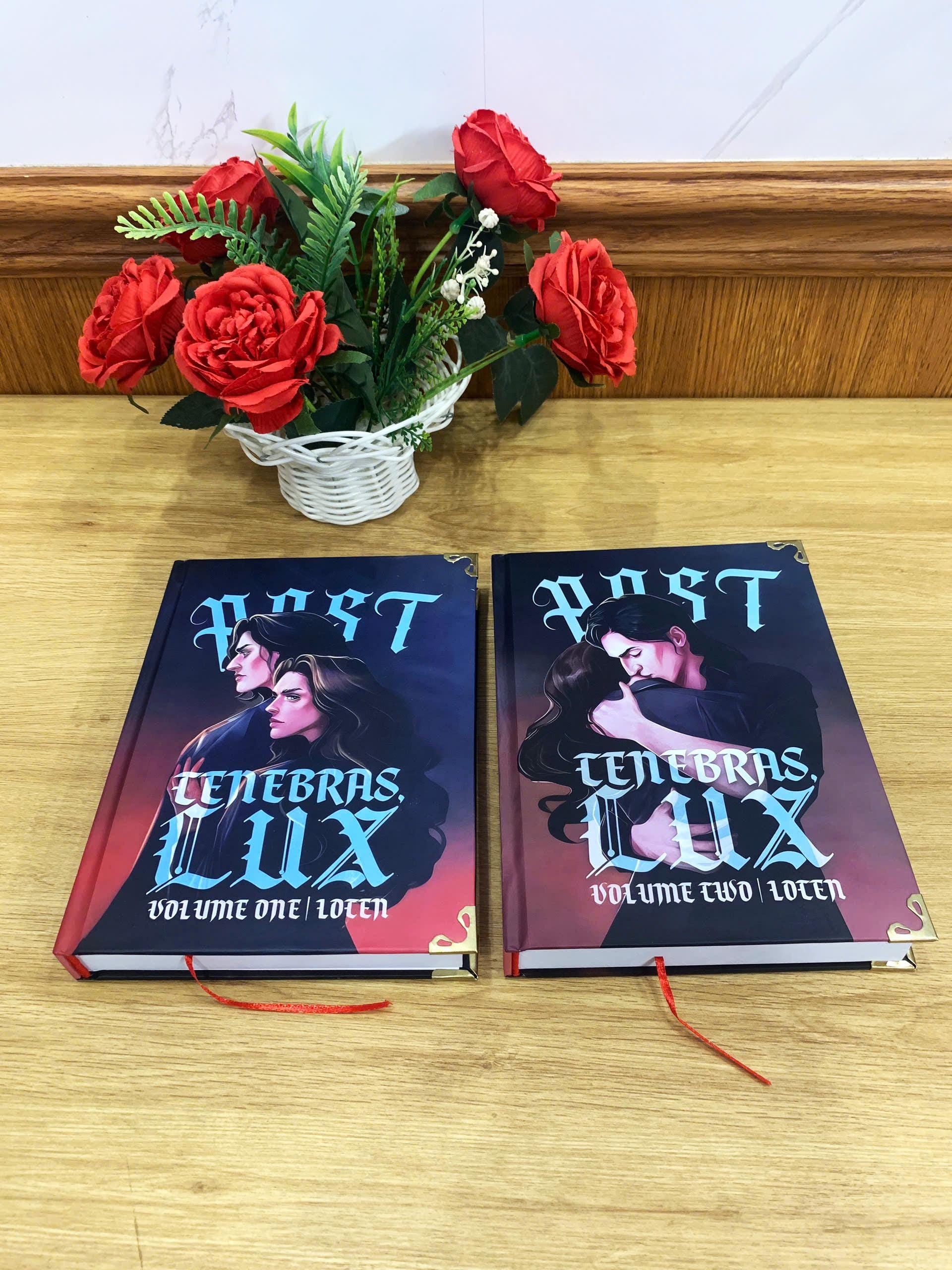 POST TENEBRAS LUX with 3-Volume Set: Hardcover Collection, Illustrated Romantic Dramione Fanfiction, Couple Cover