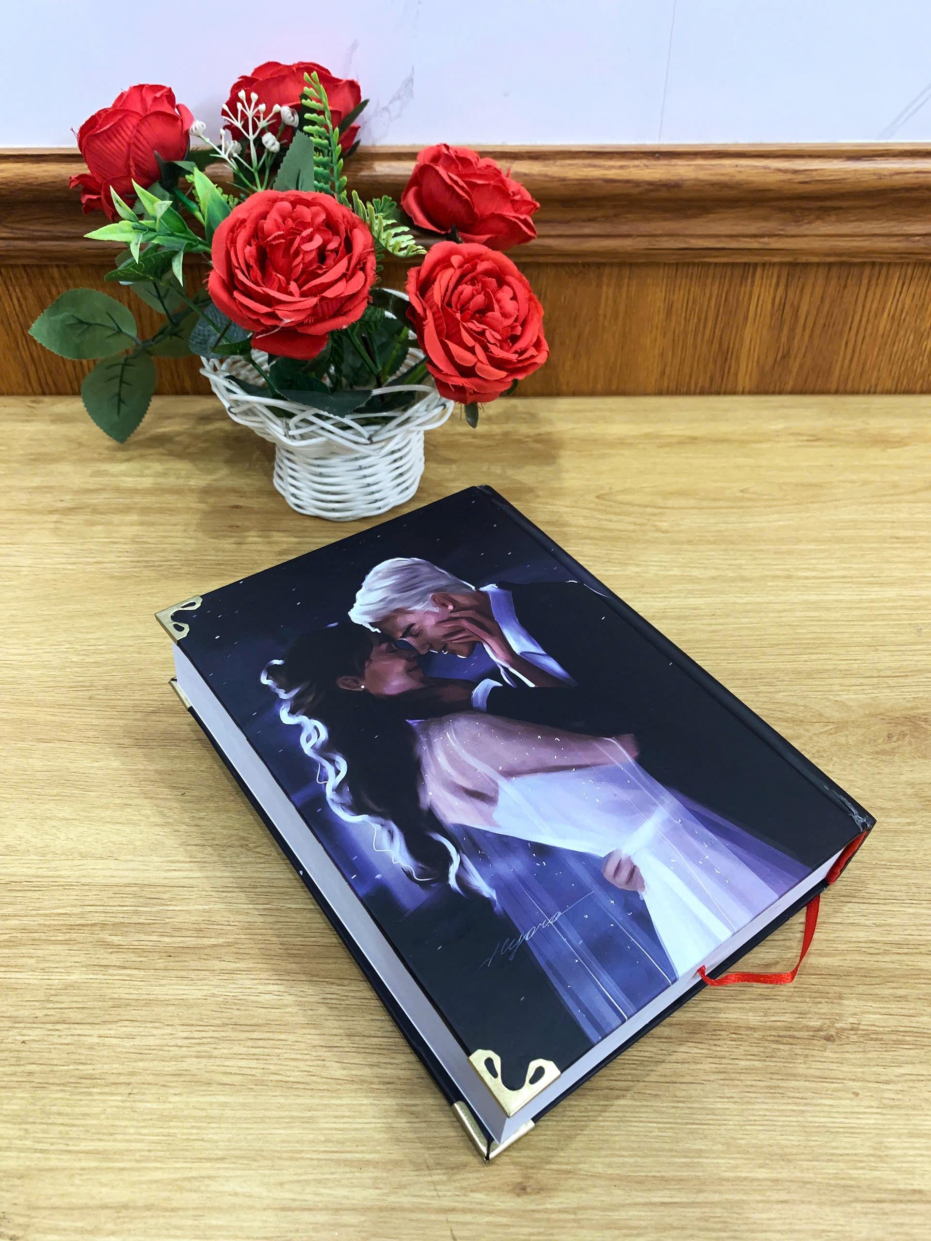 REMAIN NAMELESS Hardcover Book: Illustrated Romantic Dramione Fanfiction, Twinkling Cover Art