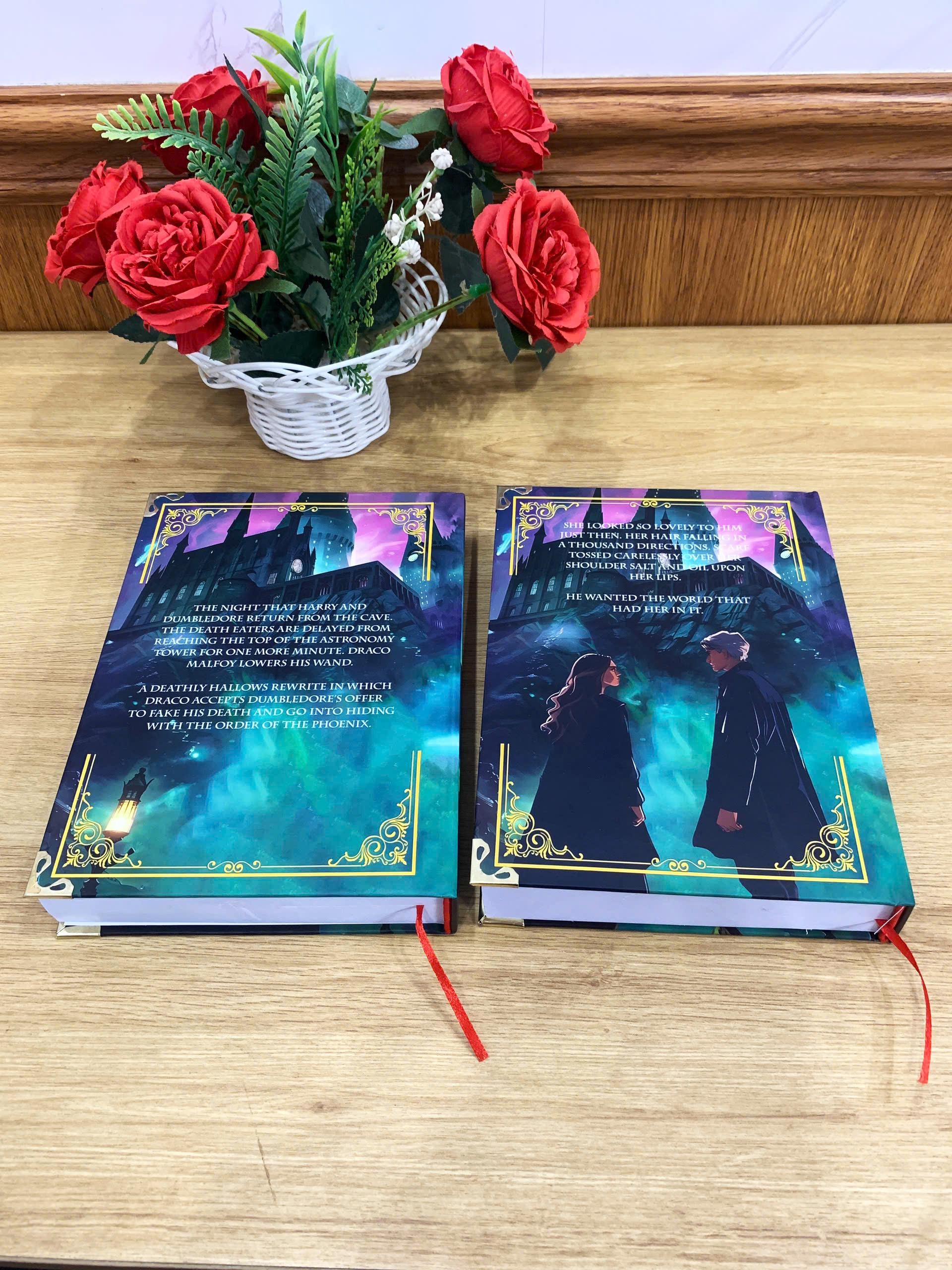 The Disappearances Of Draco Malfoy with 2-Volume Set: Hardcover Collection, Romantic Dramione Fanfiction, Gloomy Cover