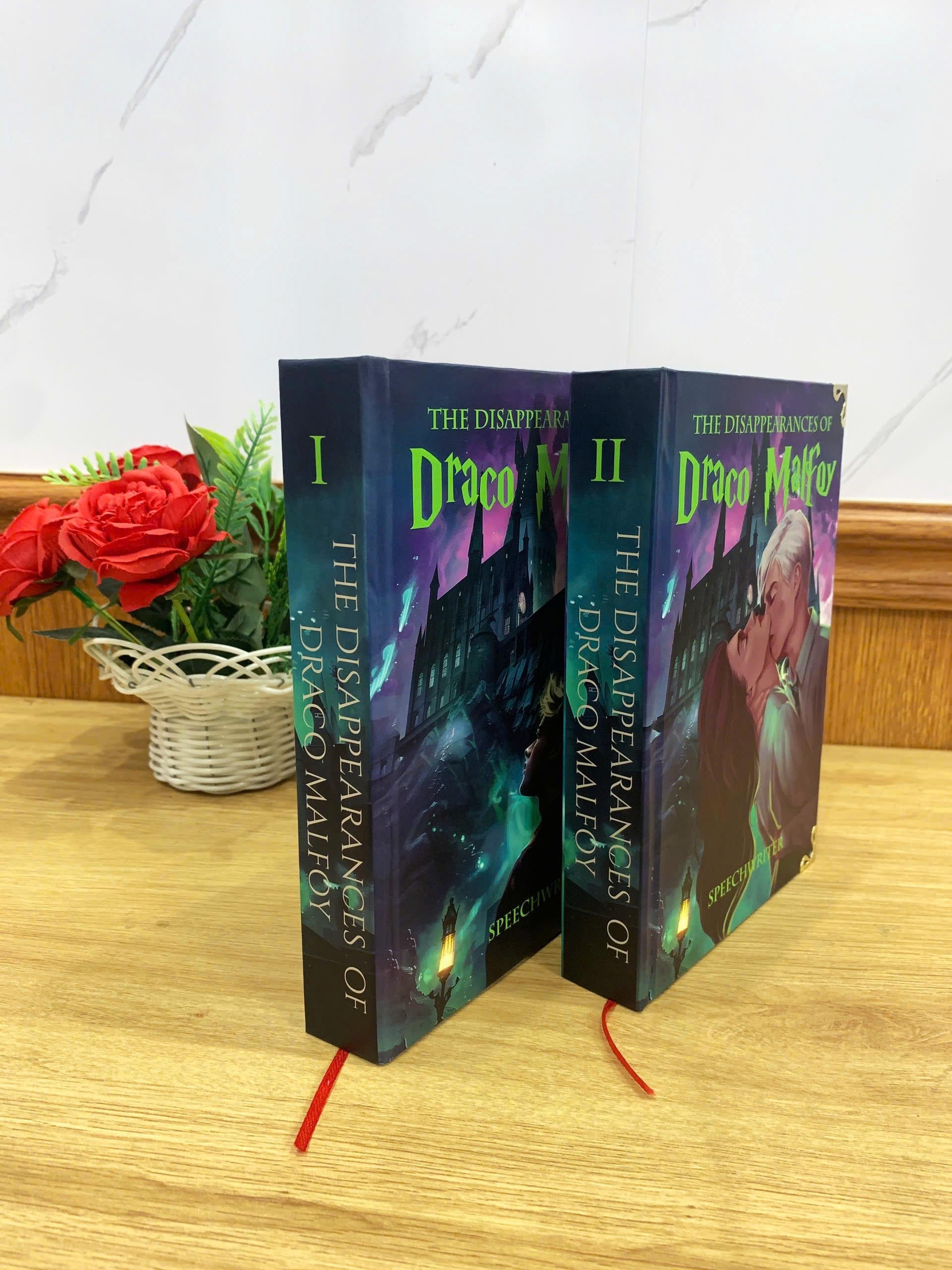 The Disappearances Of Draco Malfoy with 2-Volume Set: Hardcover Collection, Romantic Dramione Fanfiction, Gloomy Cover