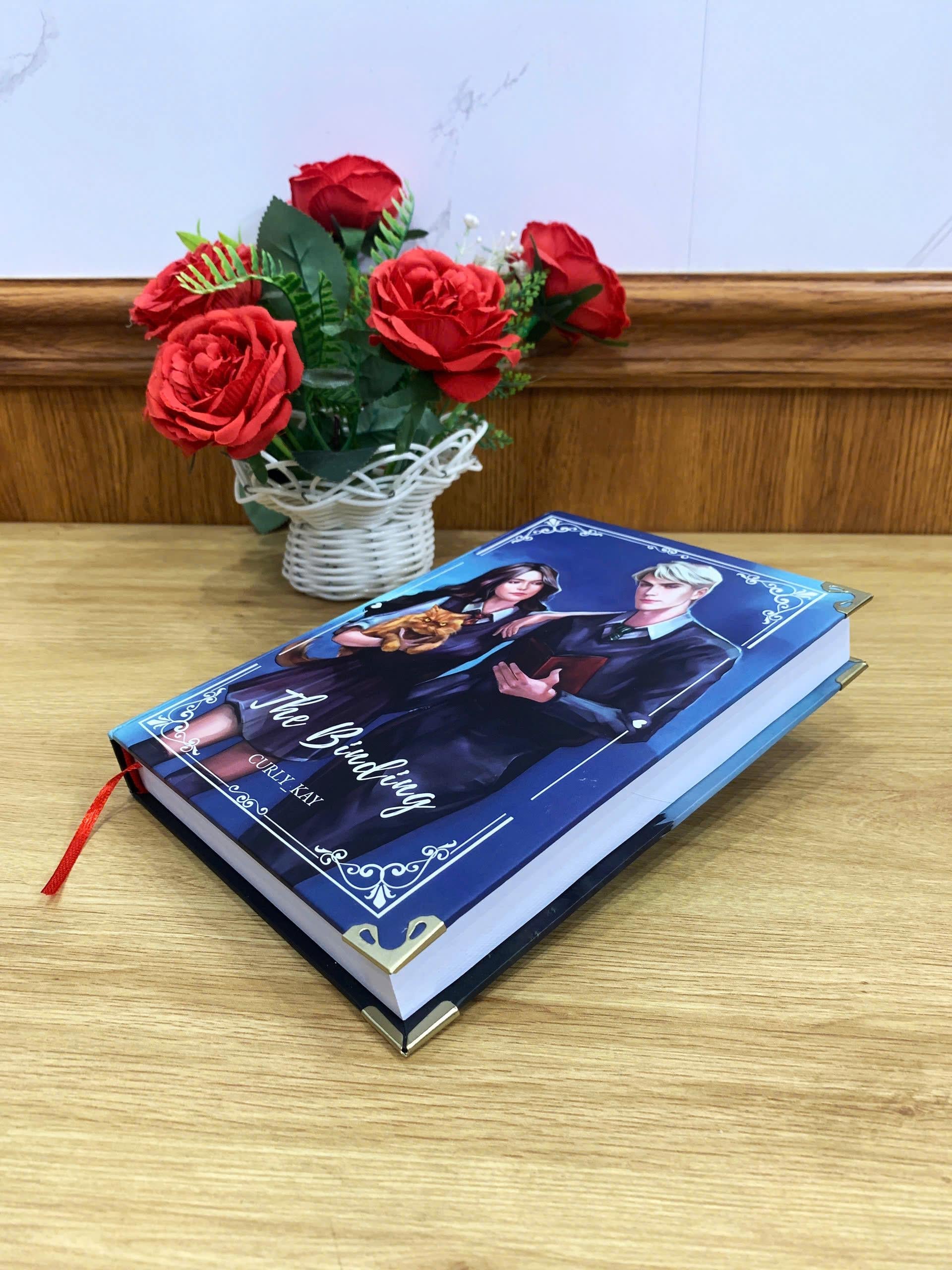 THE BINDING Hardcover Book: Illustrated Romantic Dramione Fanfiction, Fantasy Cover Art
