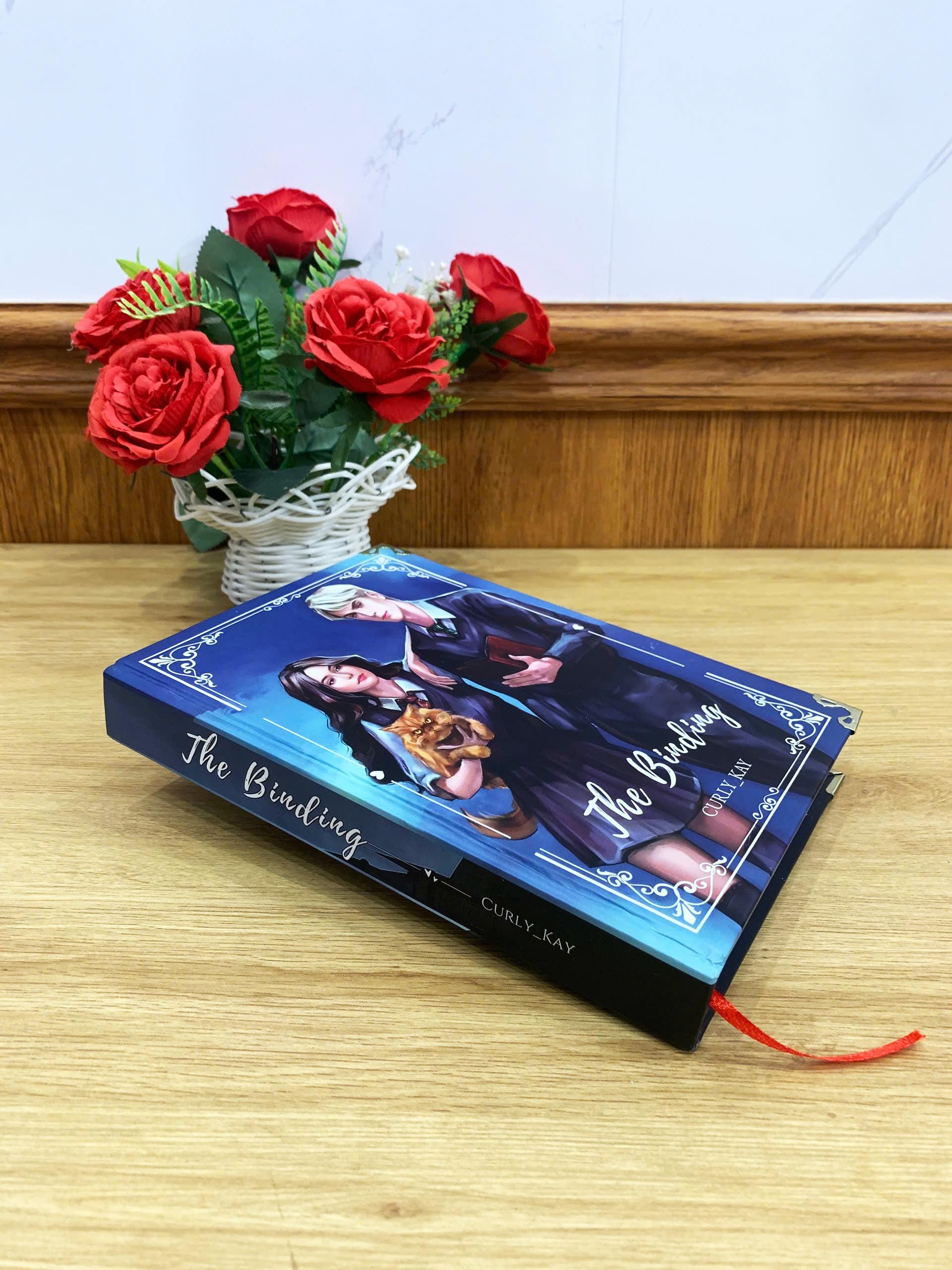 THE BINDING Hardcover Book: Illustrated Romantic Dramione Fanfiction, Fantasy Cover Art