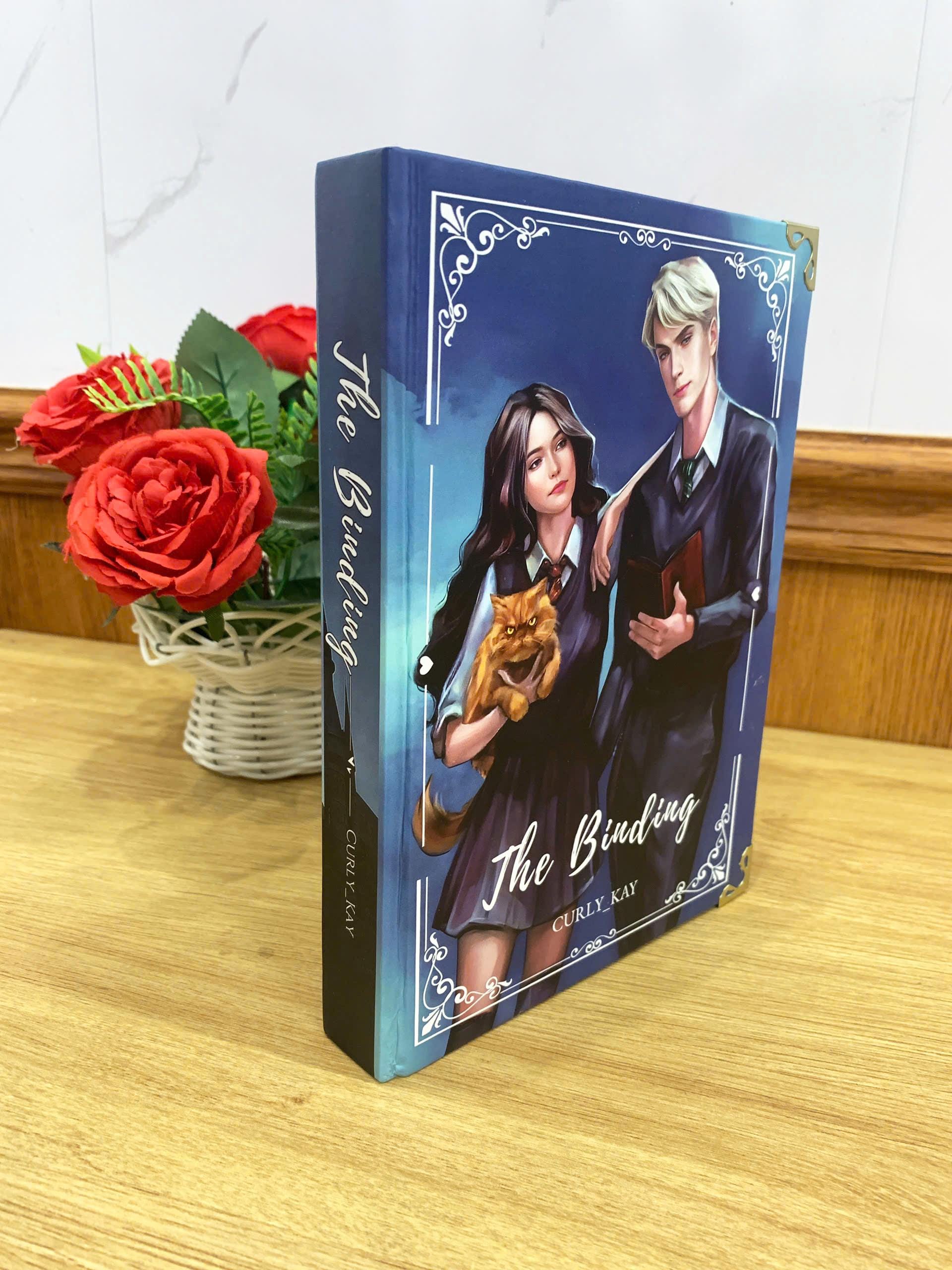 THE BINDING Hardcover Book: Illustrated Romantic Dramione Fanfiction, Fantasy Cover Art