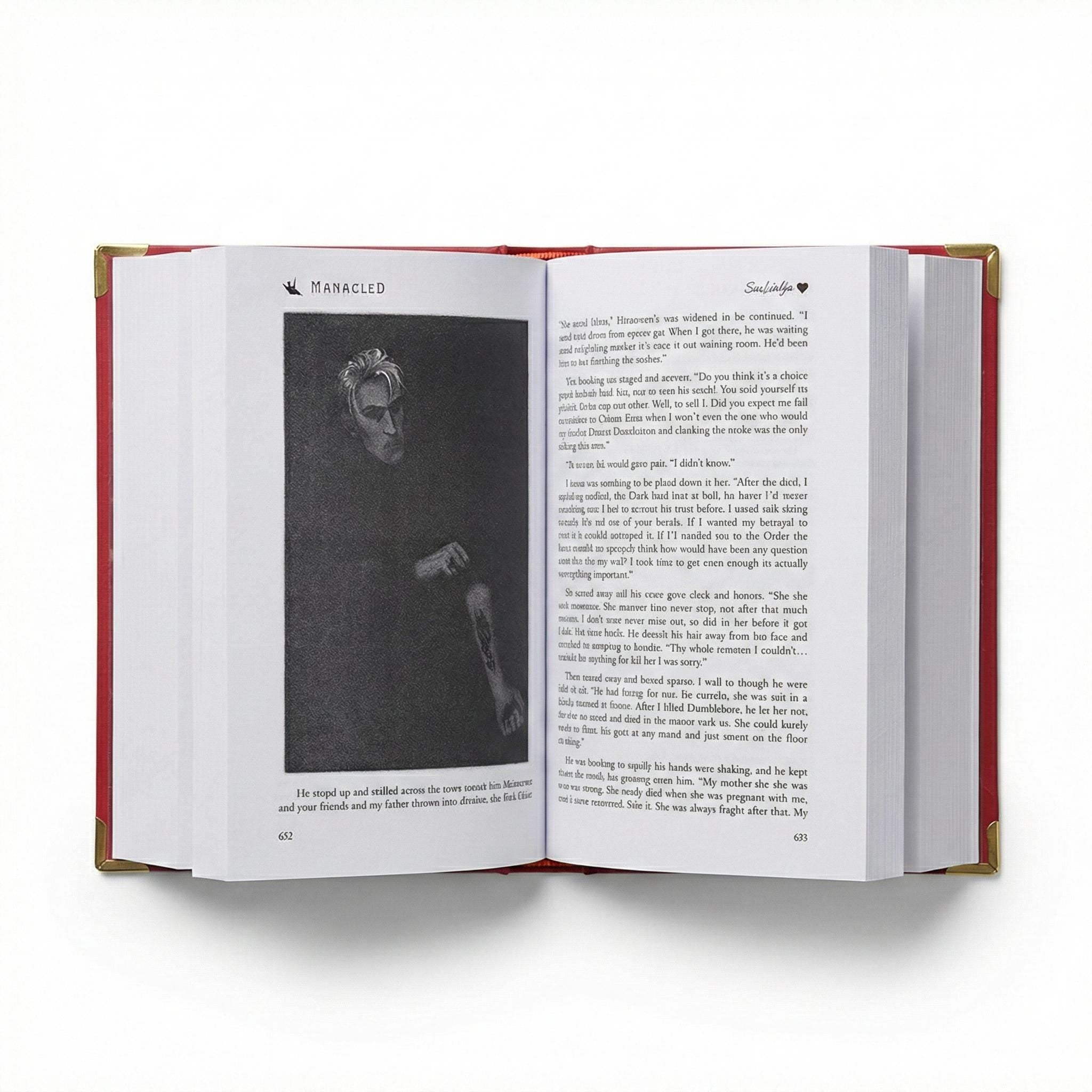 Manacled Hardcover Book: Dark Romance Fanmade Illustrated Edition
