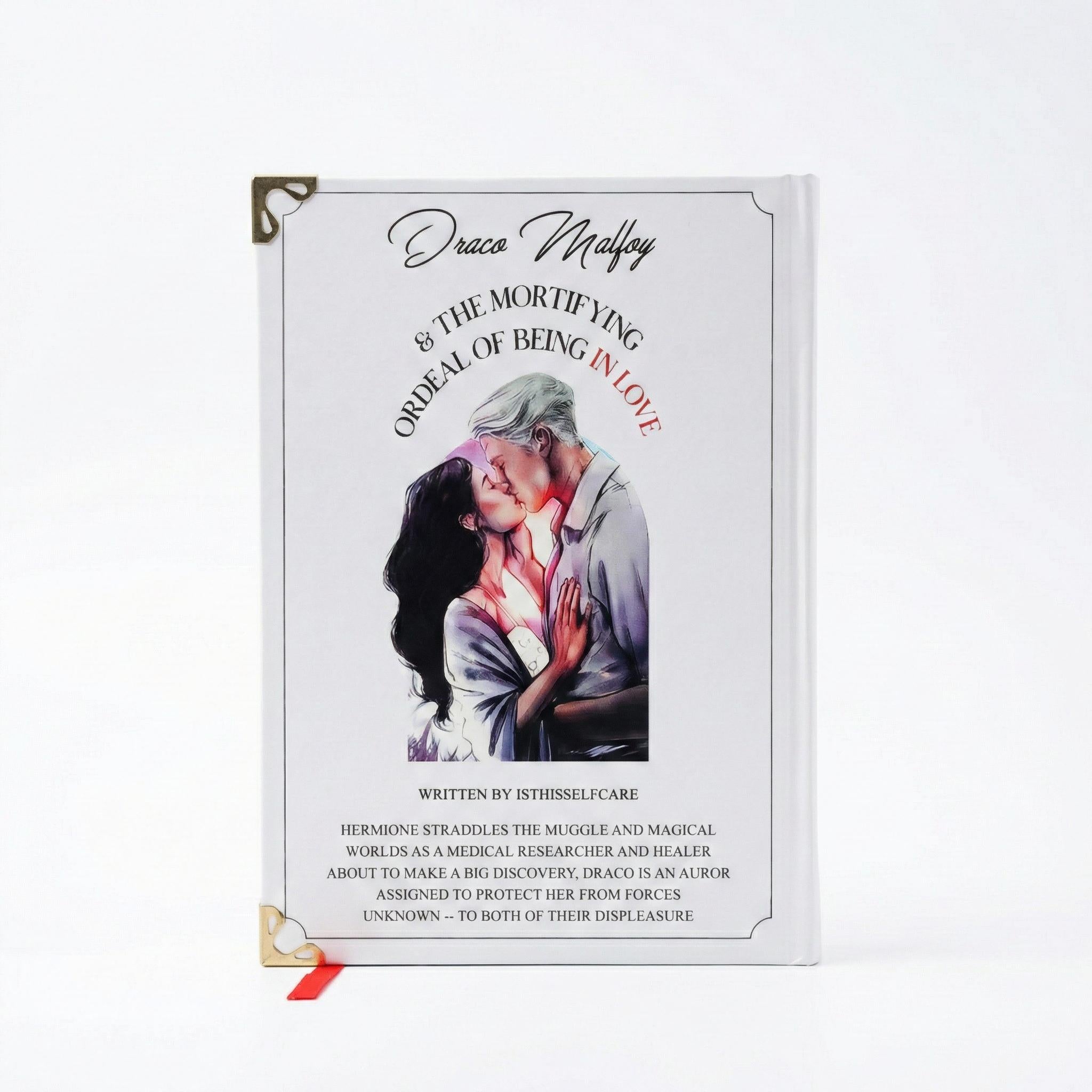 Dramione Fanfiction Hardcover Book: Kiss Fantasy Cover Art, Collector Edition