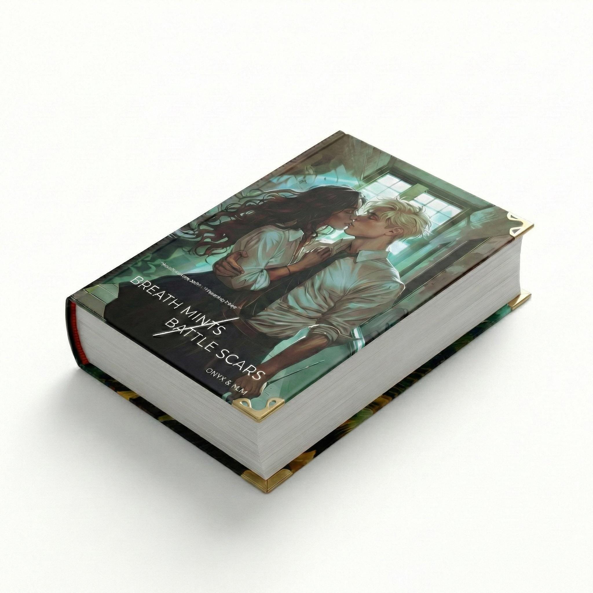 Breath Mints / Battle Scars Hardcover Book – Illustrated Dark Romance Inspired Edition | Fantasy Cover Art