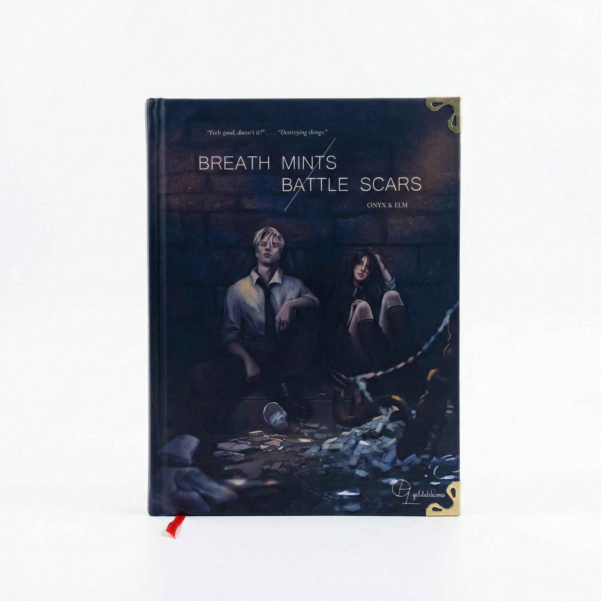 Breath Mints Battle Scars Hardcover Book: Illustrated Dramione Fanfiction