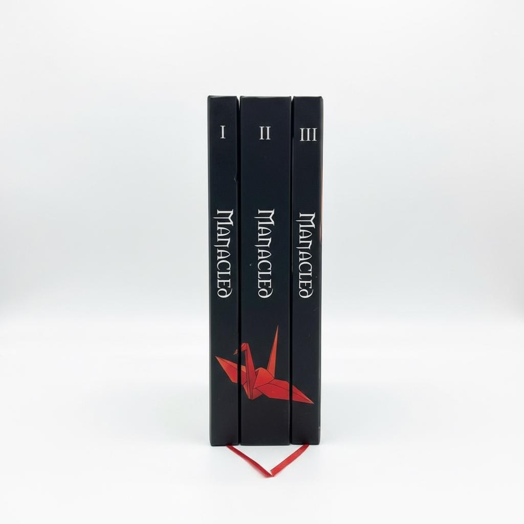 Manacled – 3 Volume Hardcover Fanfiction Book Set | Illustrated Dramione Dark Romance | Collector Edition Gift