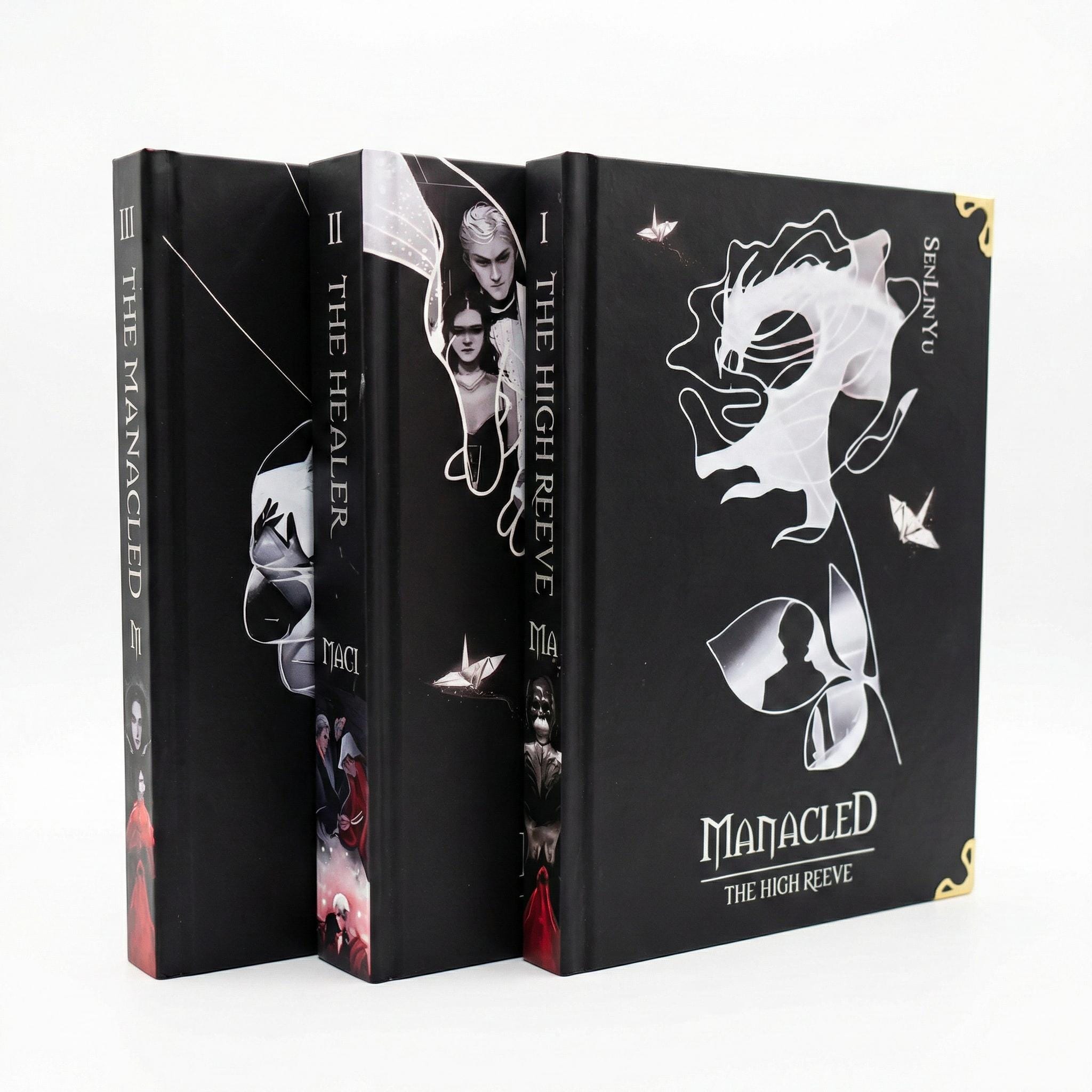 Manacled – Complete 3 Volume Hardcover Fanfiction Book Set | A5 Size | Illustrated Deluxe Edition