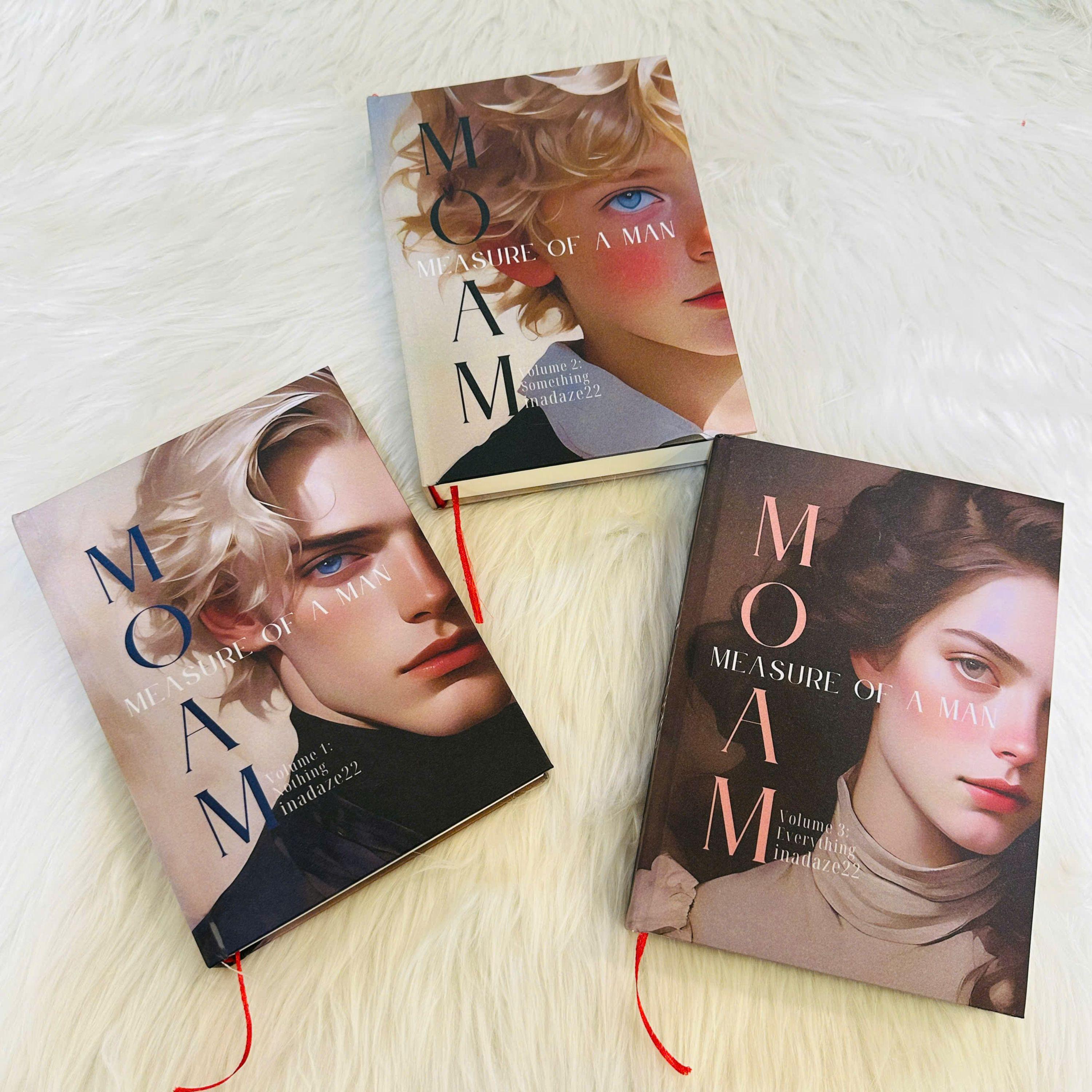 Measure of a Man – Fanmade Hardcover Book Set | Deluxe 3-Volume Collector Edition | Handmade Rebound Books