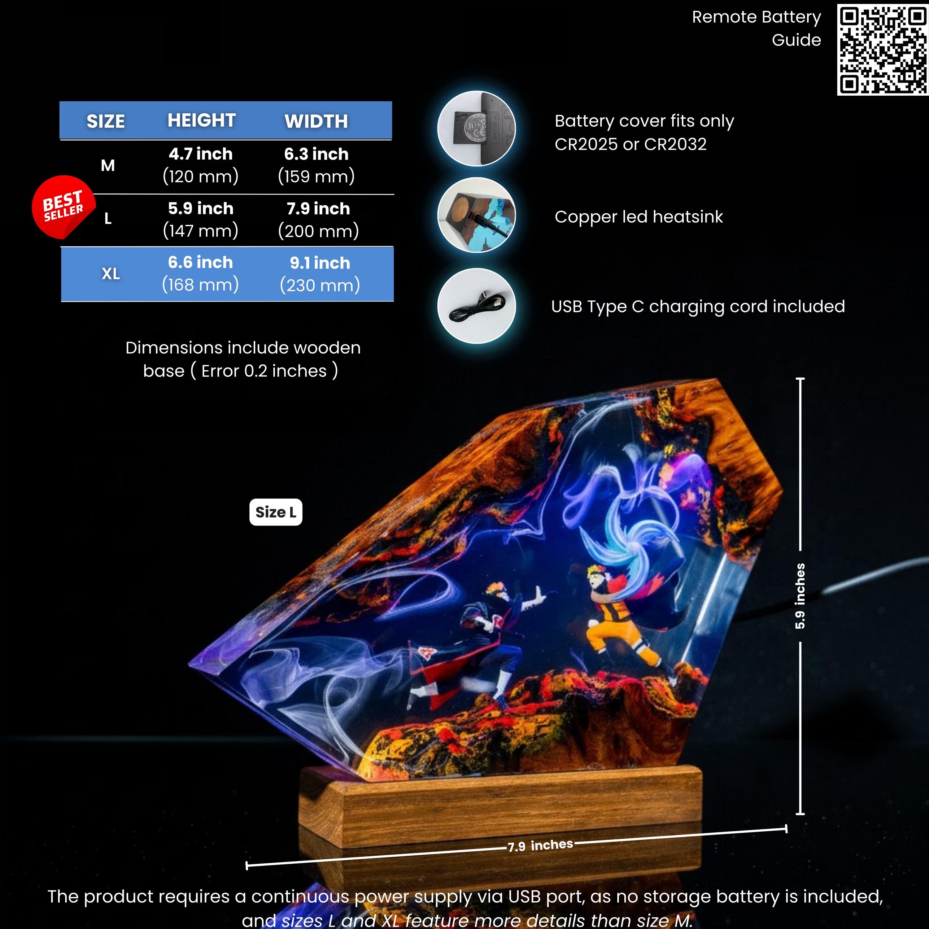 Dragon ball Majin Son goku and vegeta resin night light, anime resin lamp, playroom decore for him, Unique Gift for Anime Lovers