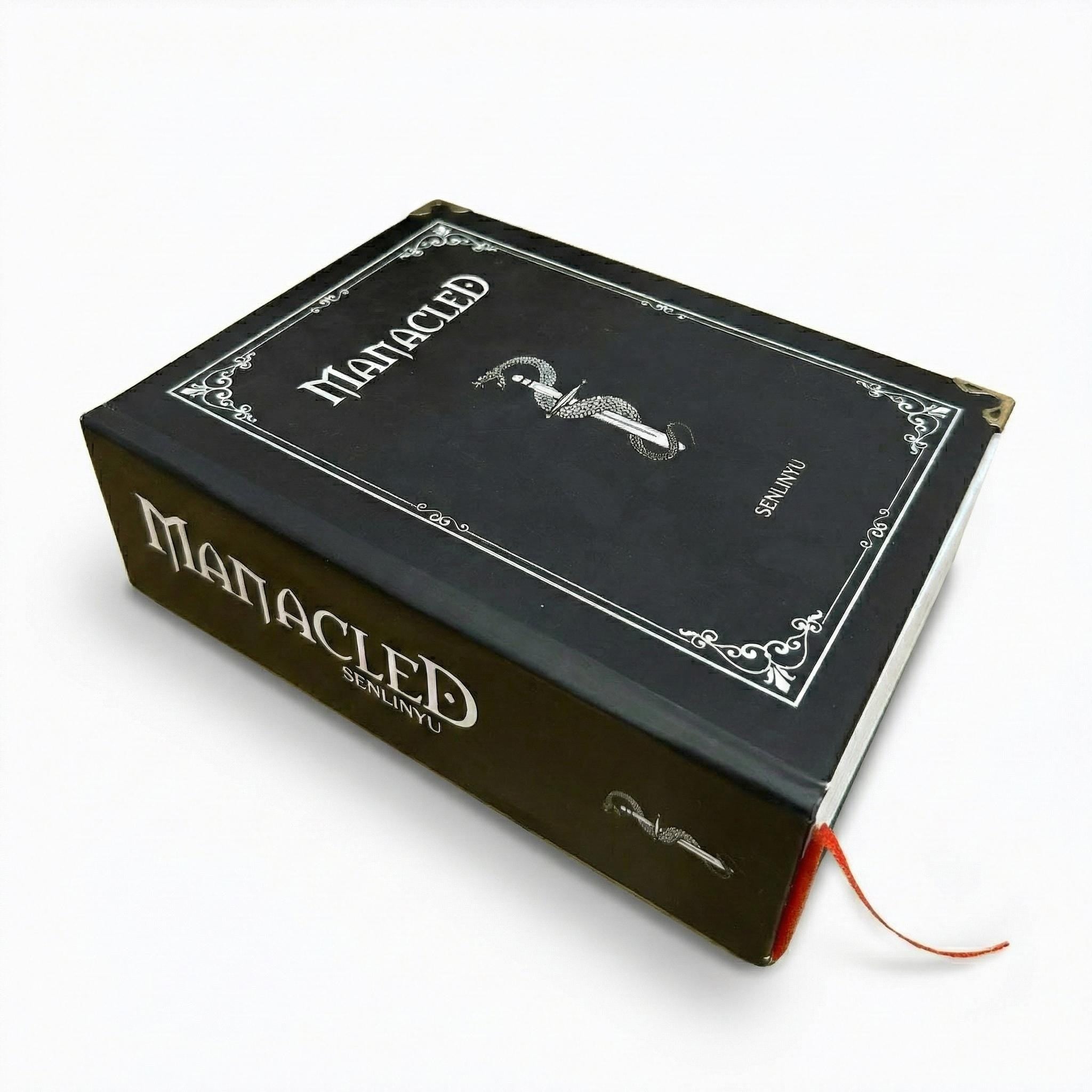 Manacled Hardcover Book: Illustrated Snake Cover, Romantic Fanfiction
