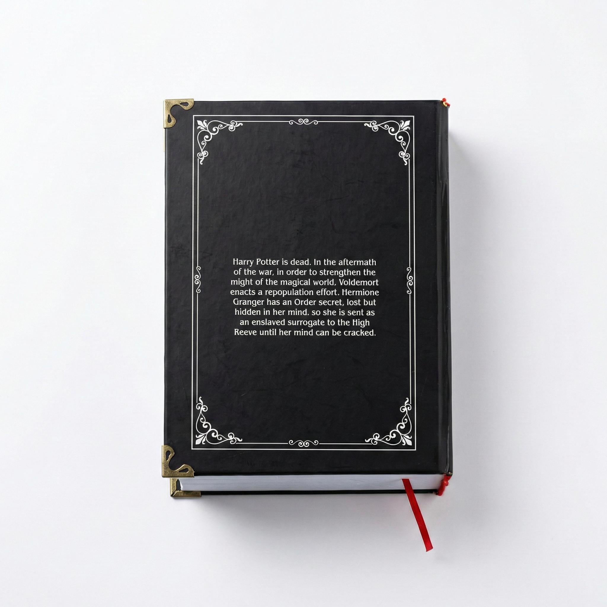 Manacled Hardcover Book: Illustrated Snake Cover, Romantic Fanfiction