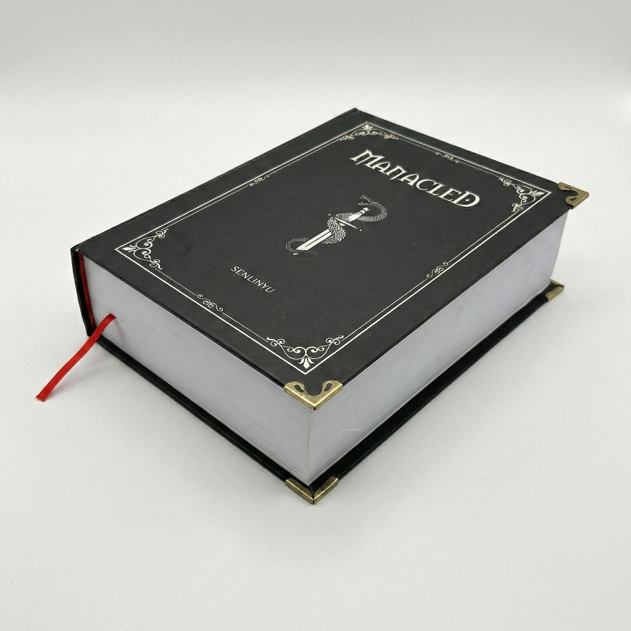 Manacled Hardcover Book: Illustrated Snake Cover, Romantic Fanfiction