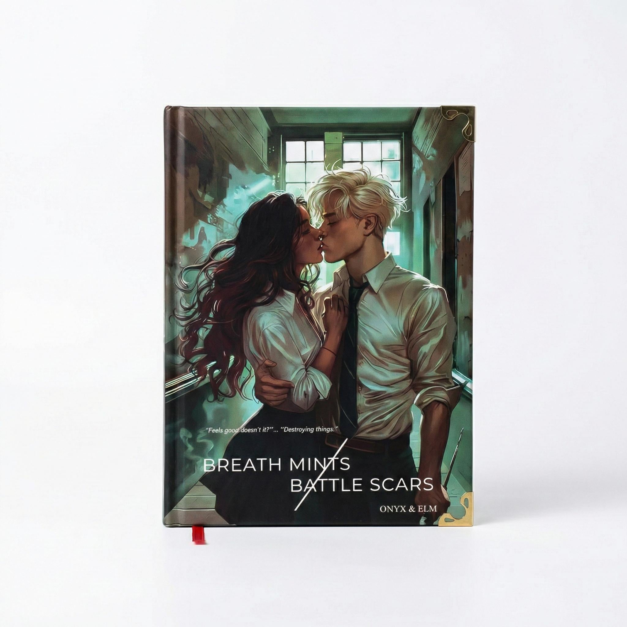 Breath Mints / Battle Scars Hardcover Book – Illustrated Dark Romance Inspired Edition | Fantasy Cover Art