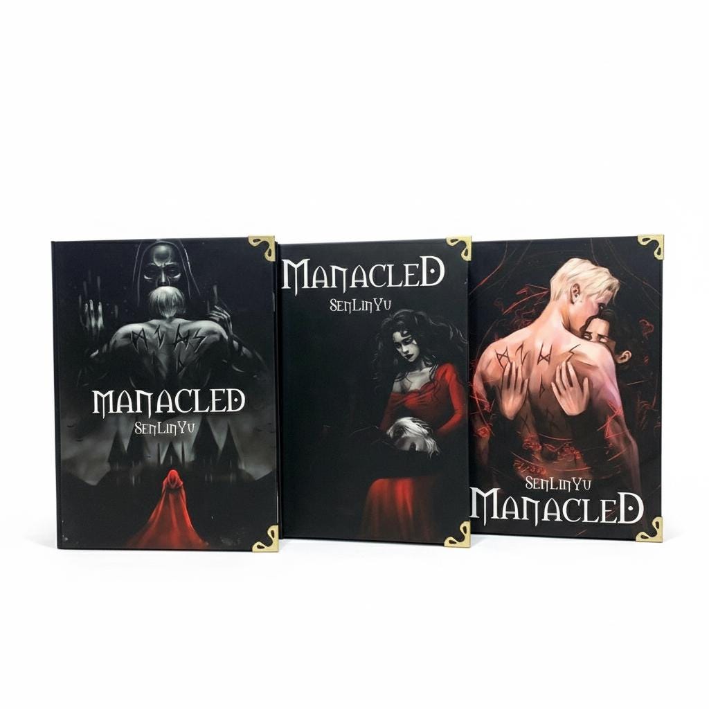 MANACLED Fanfiction – 3 Volume Hardcover Set, Dark Dramione Collector Edition