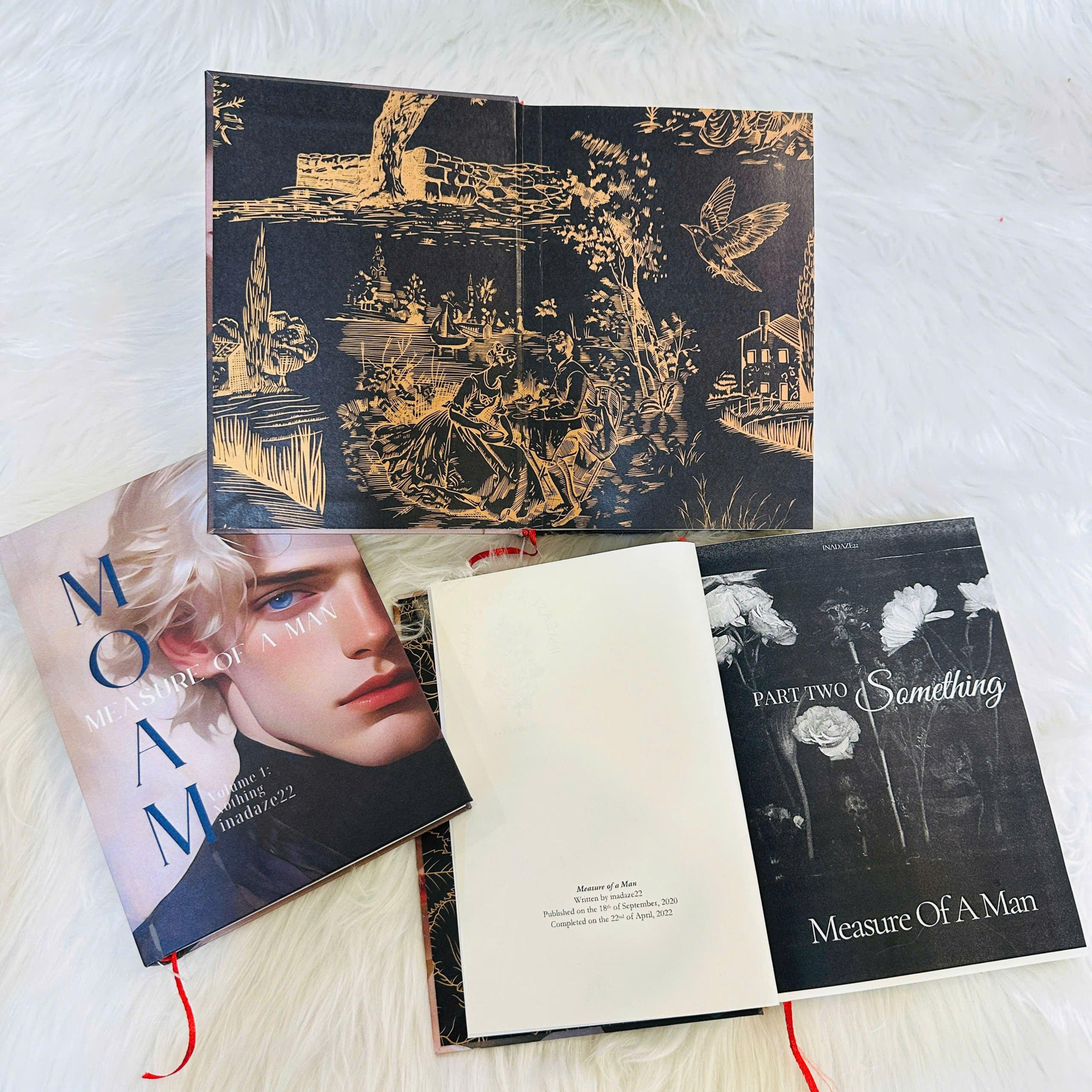 Measure of a Man – Fanmade Hardcover Book Set | Deluxe 3-Volume Collector Edition | Handmade Rebound Books