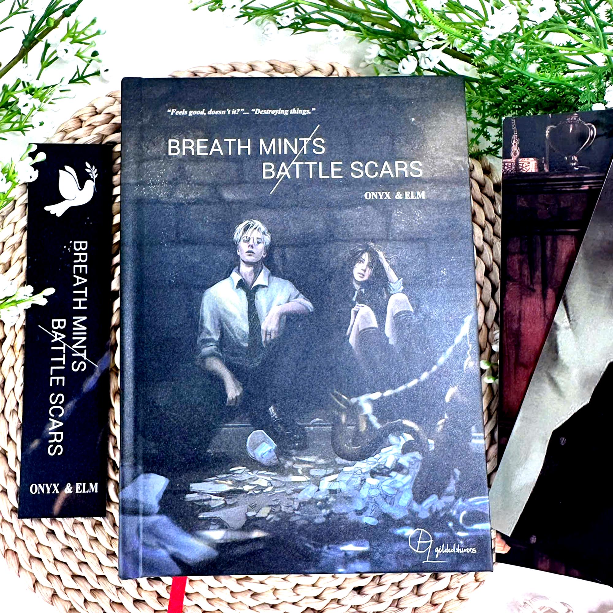 Breath Mints-Battle Scars Book – Deluxe Edition with New Covers, Illustrations, and Exclusive Bookmark N06