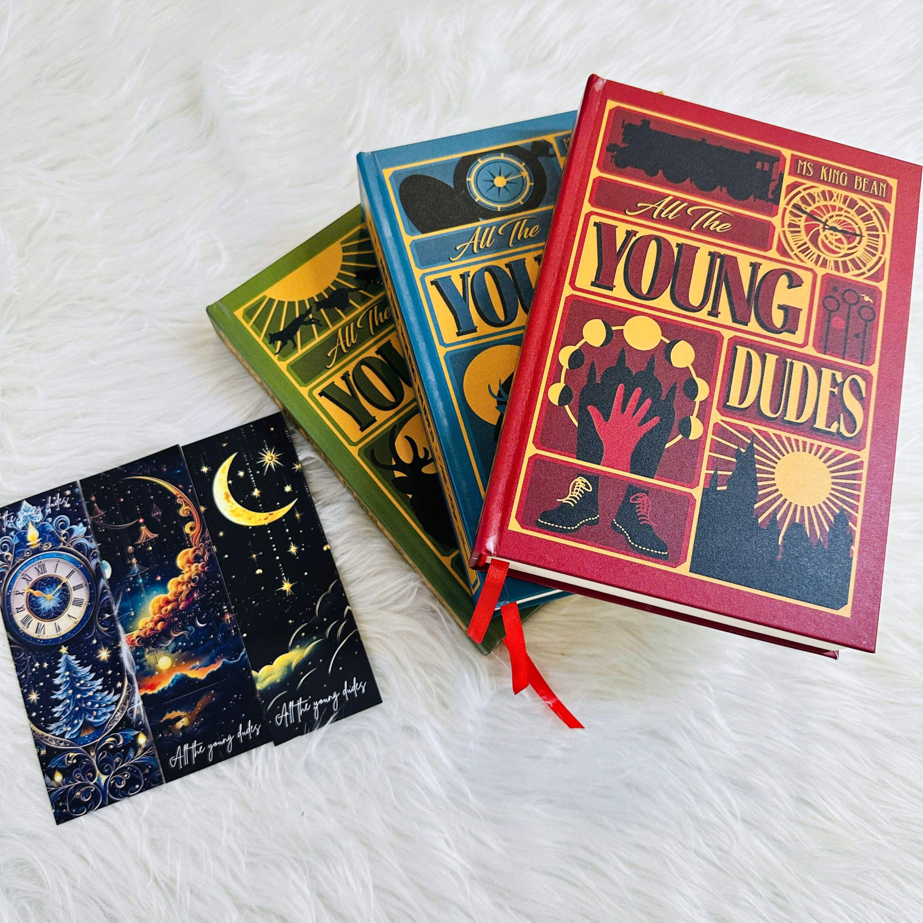 All The Young Dudes Book Set – 3 Volume A5 Hardcover Edition | Handmade Rebound Collector Books | Reader Gift