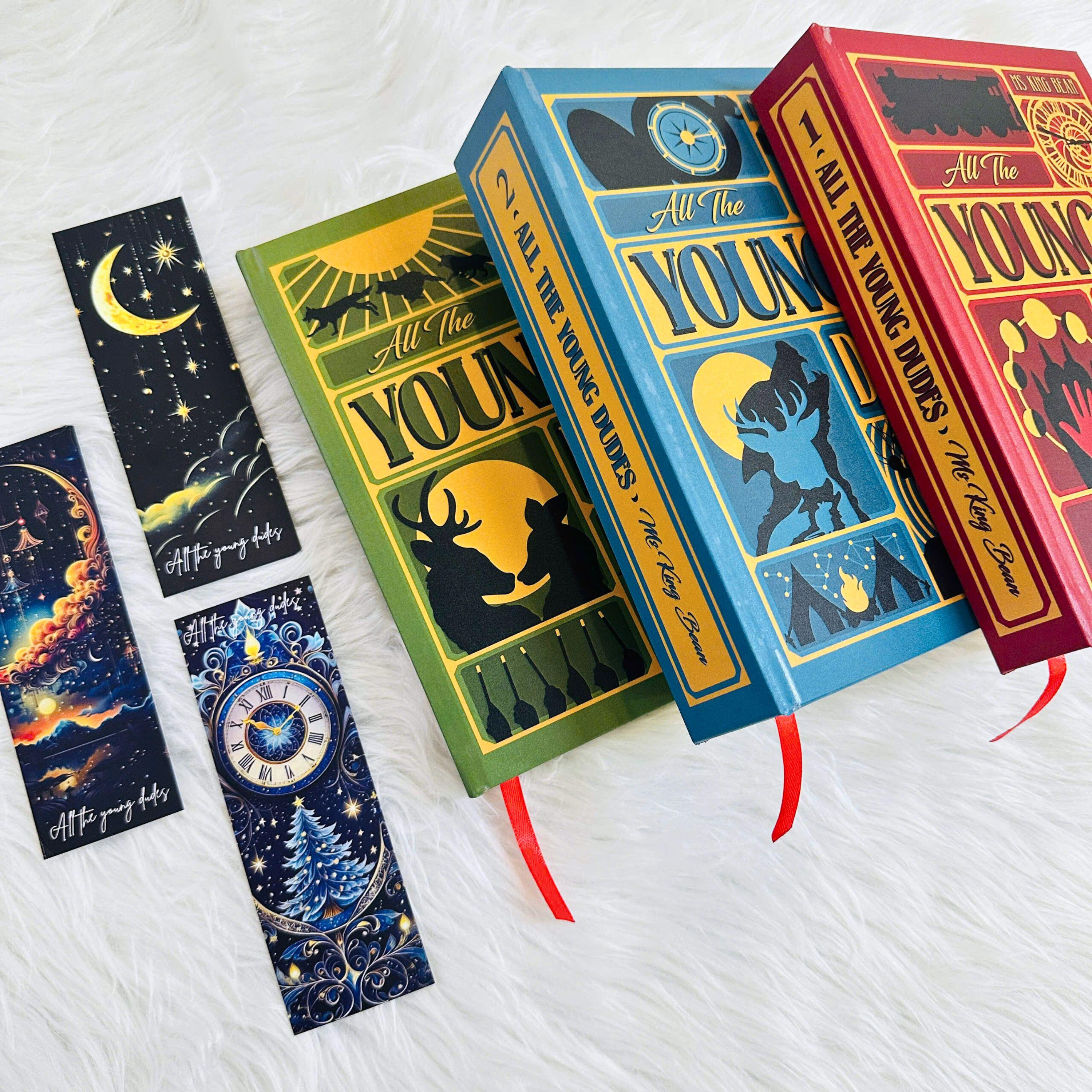 All The Young Dudes Book Set – 3 Volume A5 Hardcover Edition | Handmade Rebound Collector Books | Reader Gift