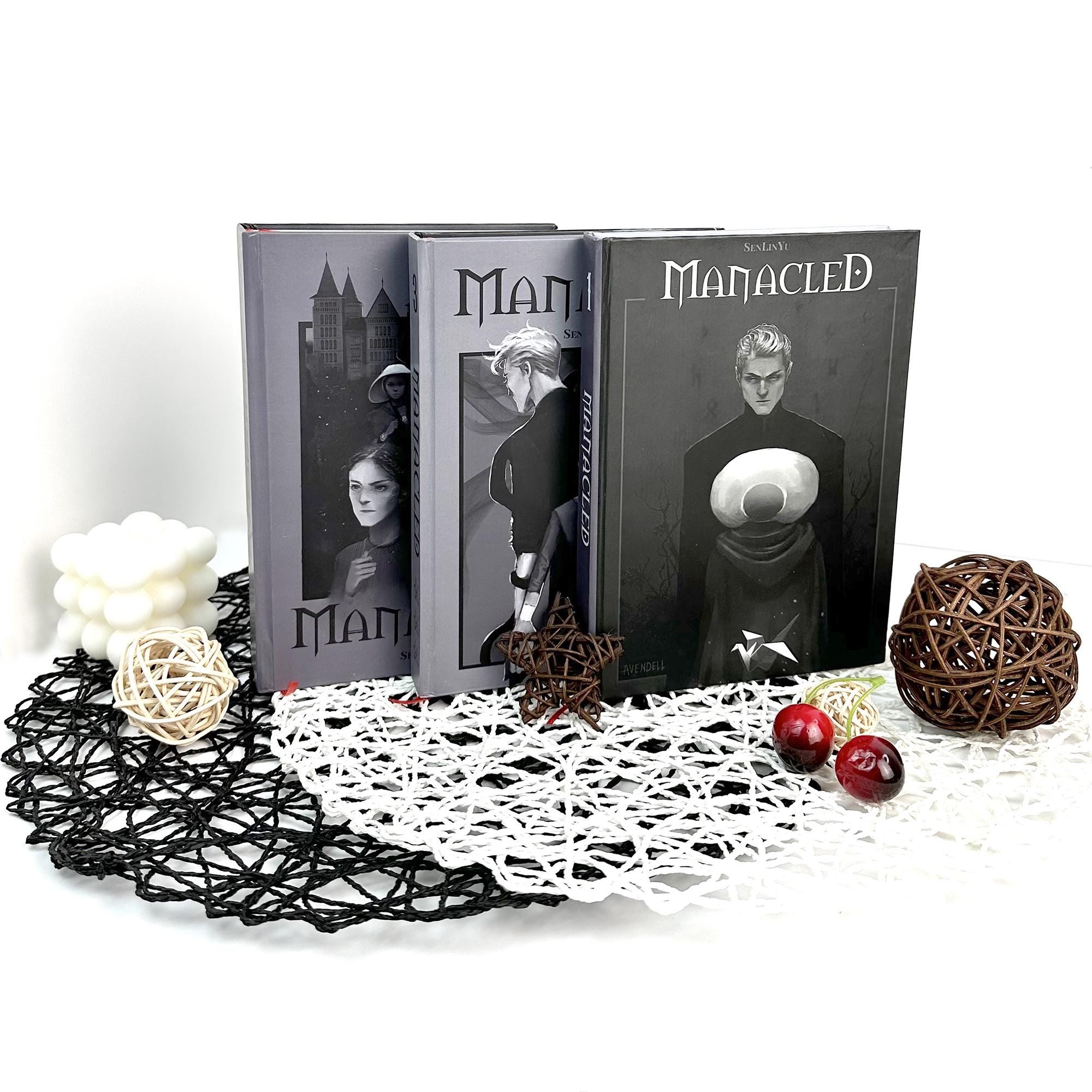 Manacled Book – Deluxe 3-Volume Edition with Illustrations, Complete Series, Poster Gift Set N01