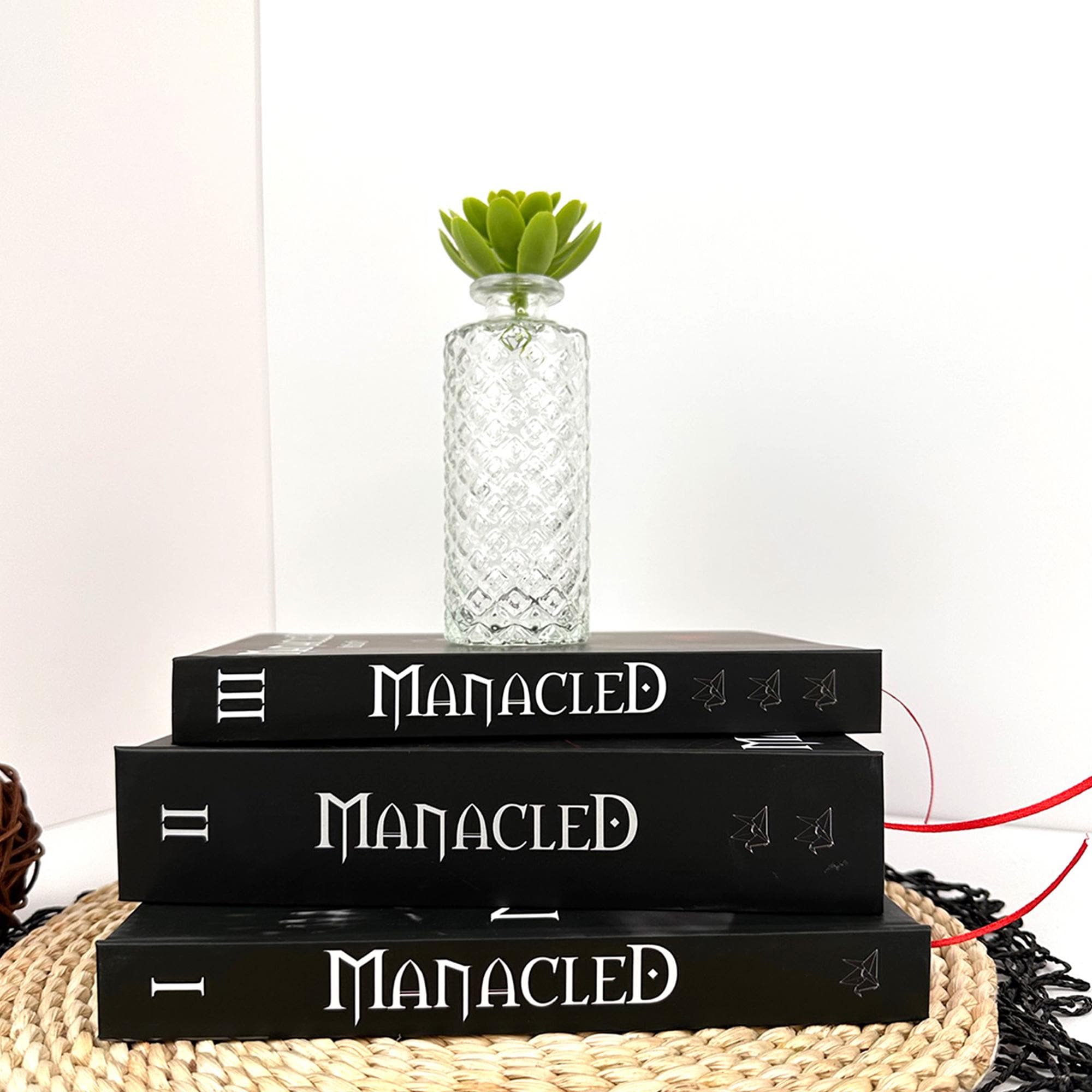 Manacled Book – Deluxe 3-Volume Edition with Illustrations, Complete Series, Poster Gift Set N02