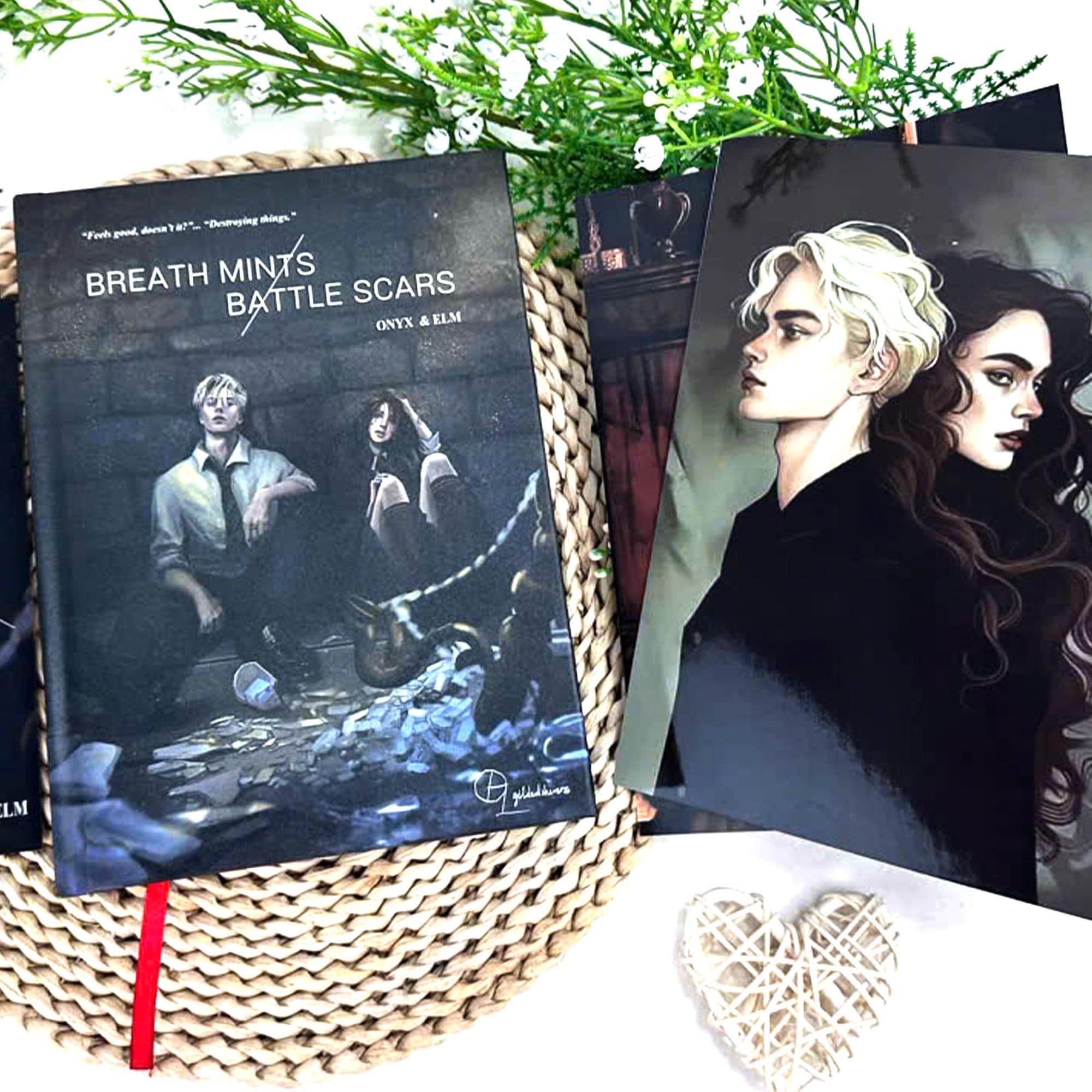 Breath Mints-Battle Scars Book – Deluxe Edition with New Covers, Illustrations, and Exclusive Bookmark N06