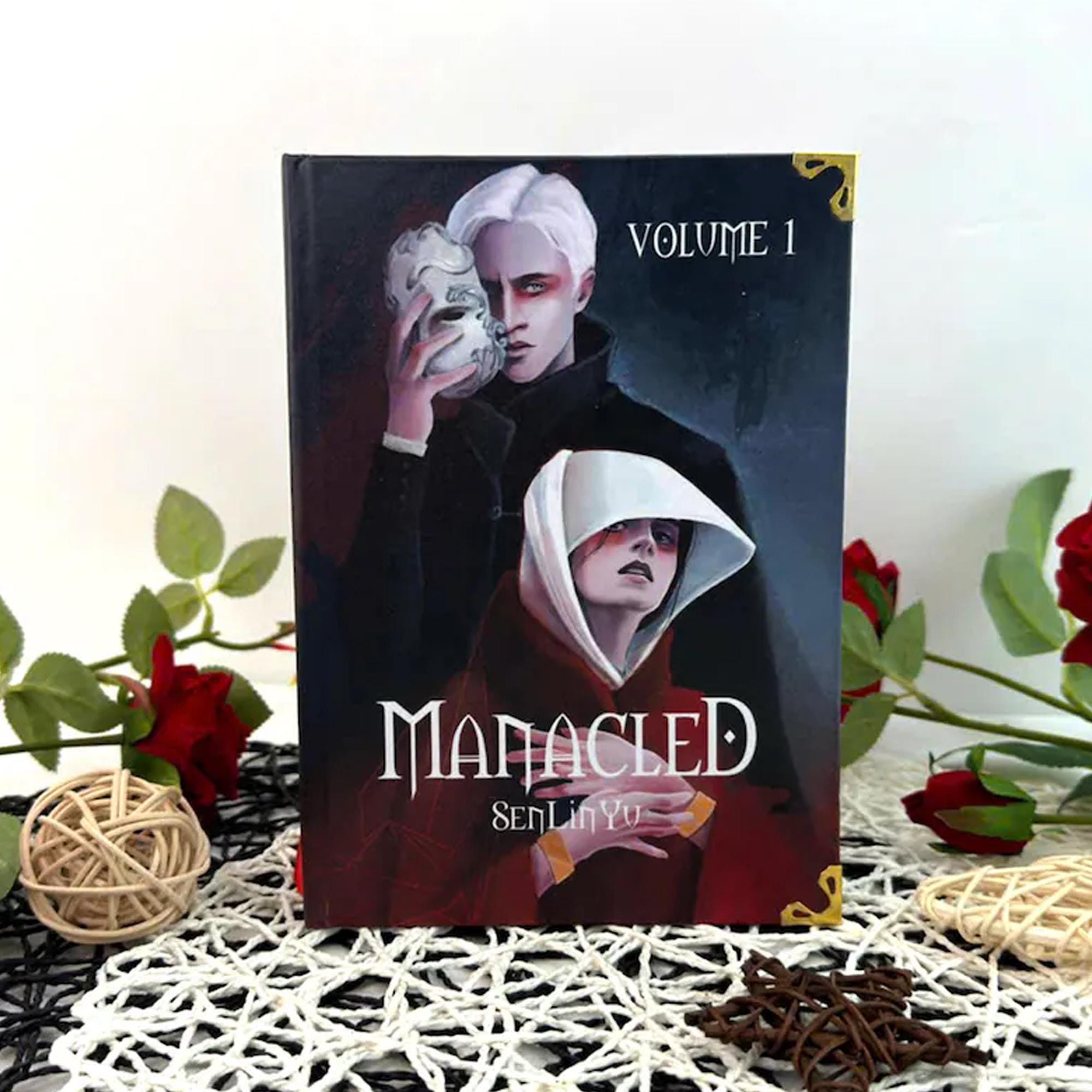 Manacled Book – Deluxe 3-Volume Edition with Illustrations, Complete Series, Poster Gift Set N024