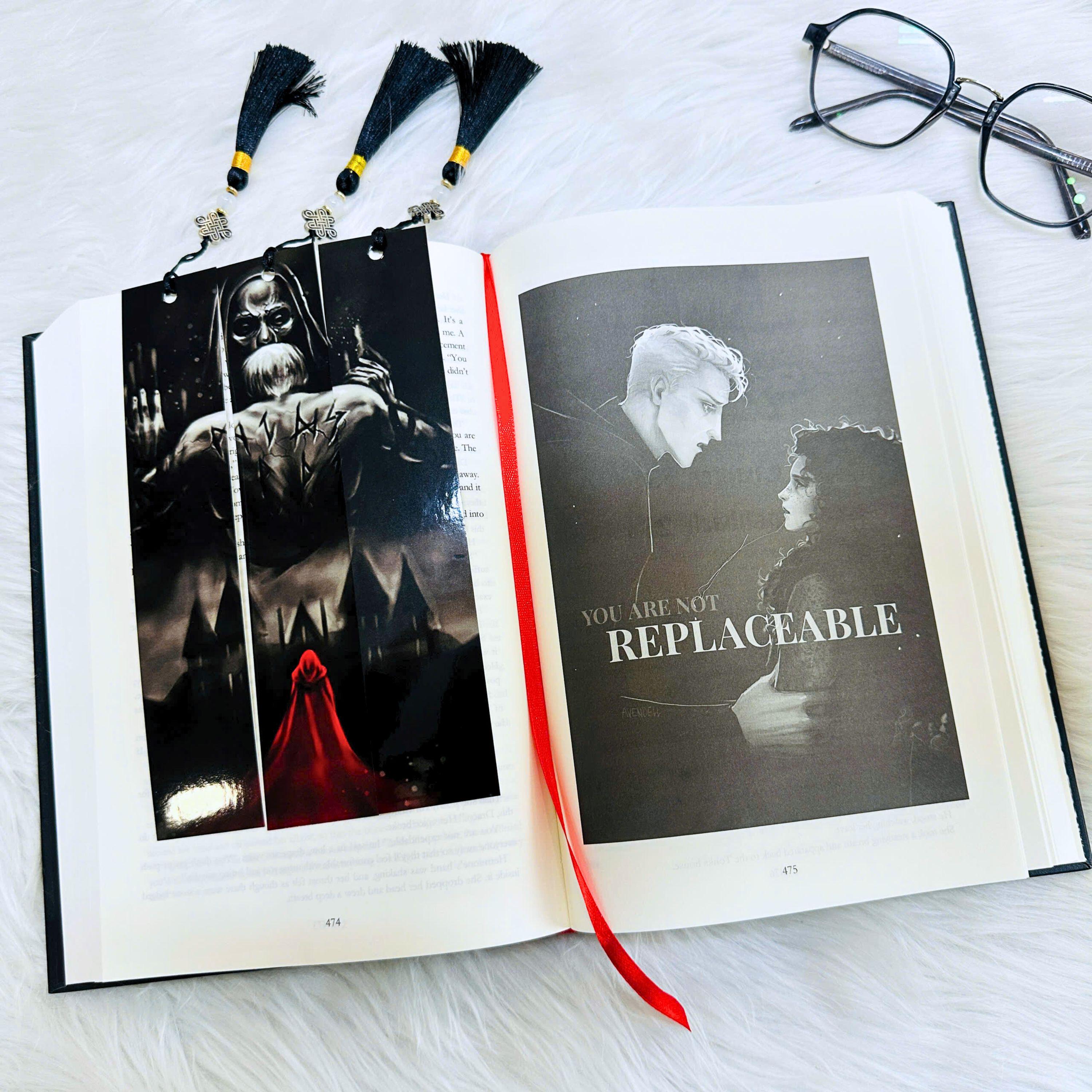 Manacled Illustrated Hardcover Book – Collector Edition Novel | Handmade Rebound Dark Romance | Art Prints & Bookmark Set