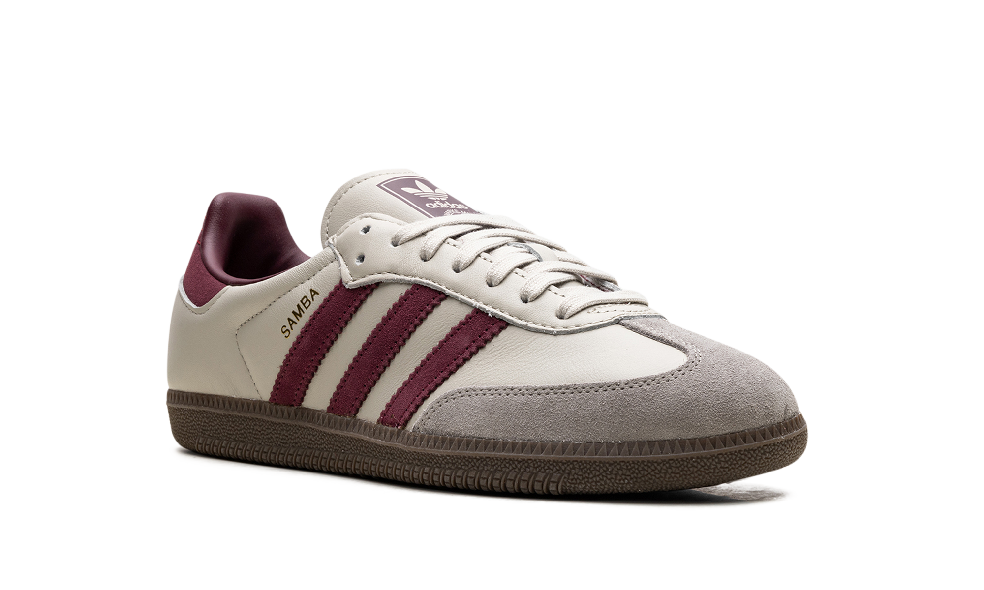 Samba OG "Putty Grey Maroon"