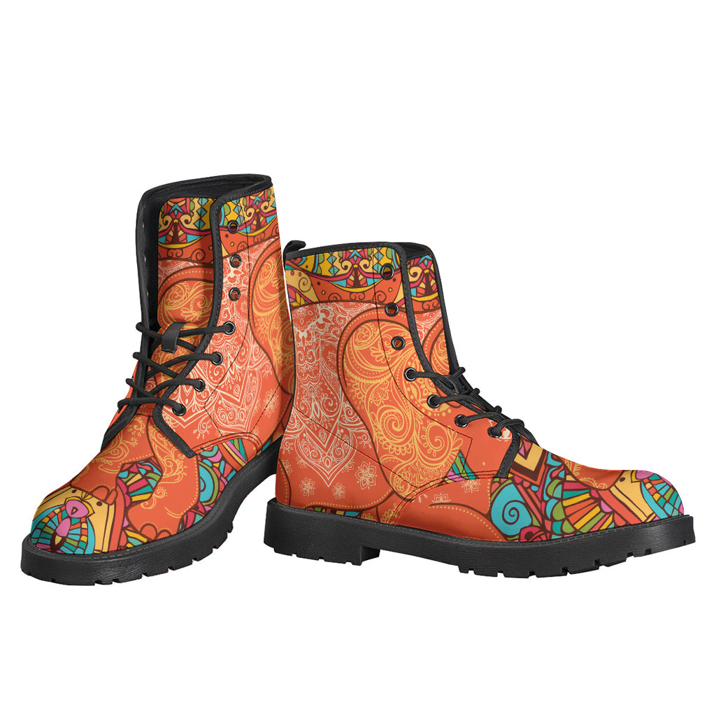 Boho Chic: Handcrafted Leather Lightweight Boots for the Free-Spirited Hippies - 3