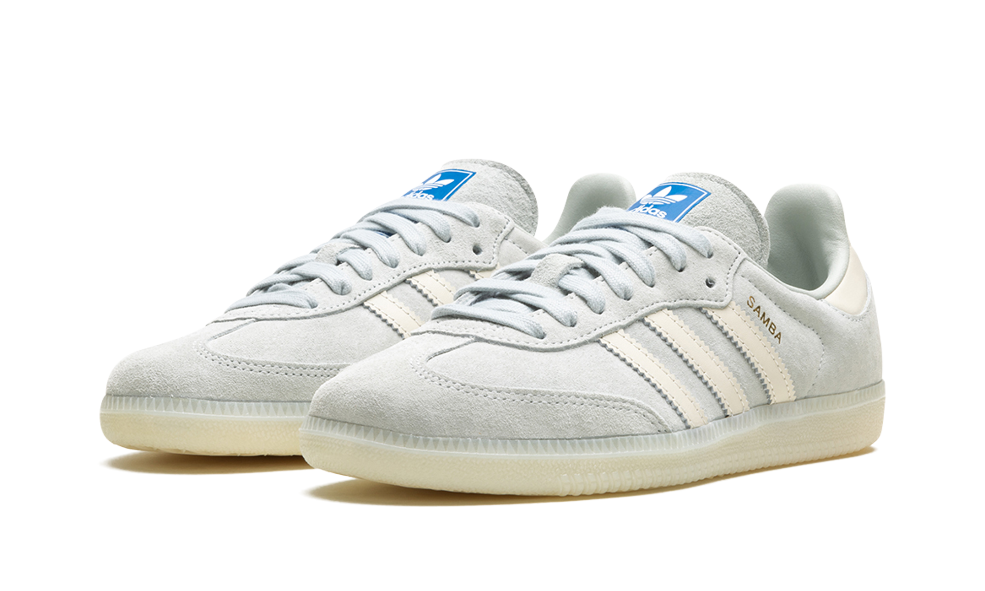 Samba OG "wonder silver/chalk white/off white"