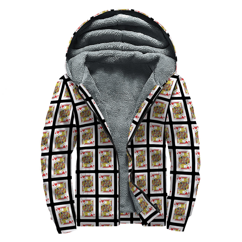 Jack of Hearts Hippie Style Sherpa Lined Zip Up Hoodie - 1