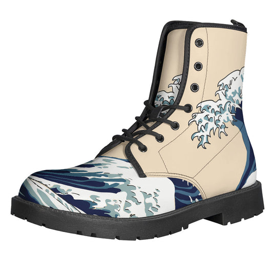 Ride the Japanese Ocean Waves in Style with These Lightweight Leather Hippie Boots - 1