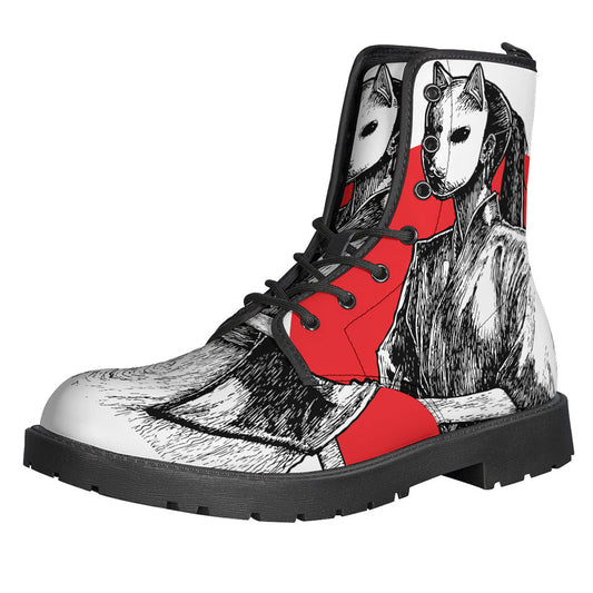 Zen Warrior Leather Boots: Embrace Your Inner Samurai Style - 1